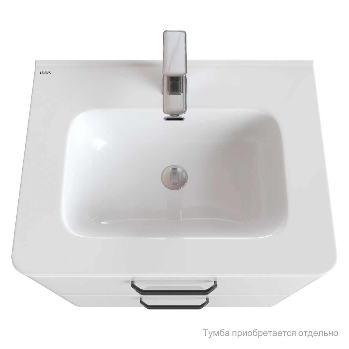Изображение товара Раковина накладная Iddis wash basin 0106000i28 60см цвет белый