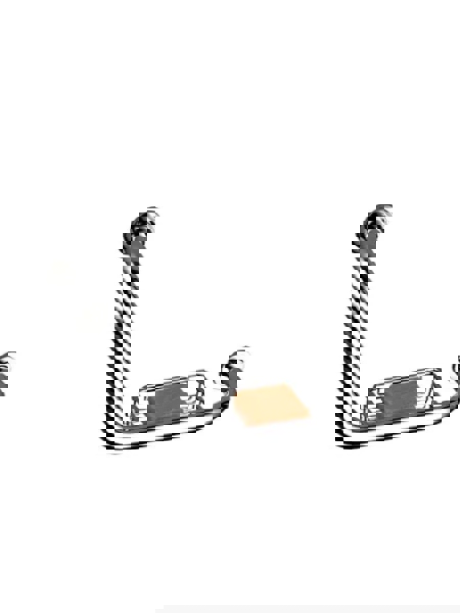 Изображение товара Поручень Haiba HB17 с мыльницей-решеткой, хром, 40×12 см