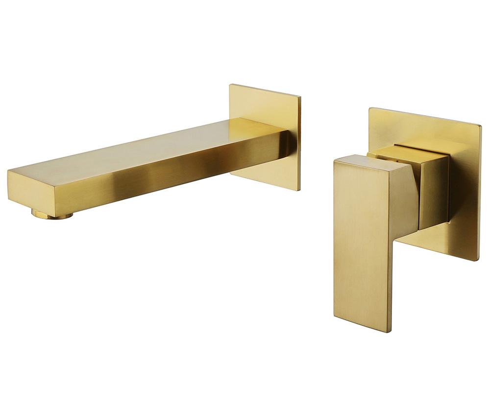 Изображение товара Смеситель для раковины Abber Daheim AF8212G однорычажный цвет золото