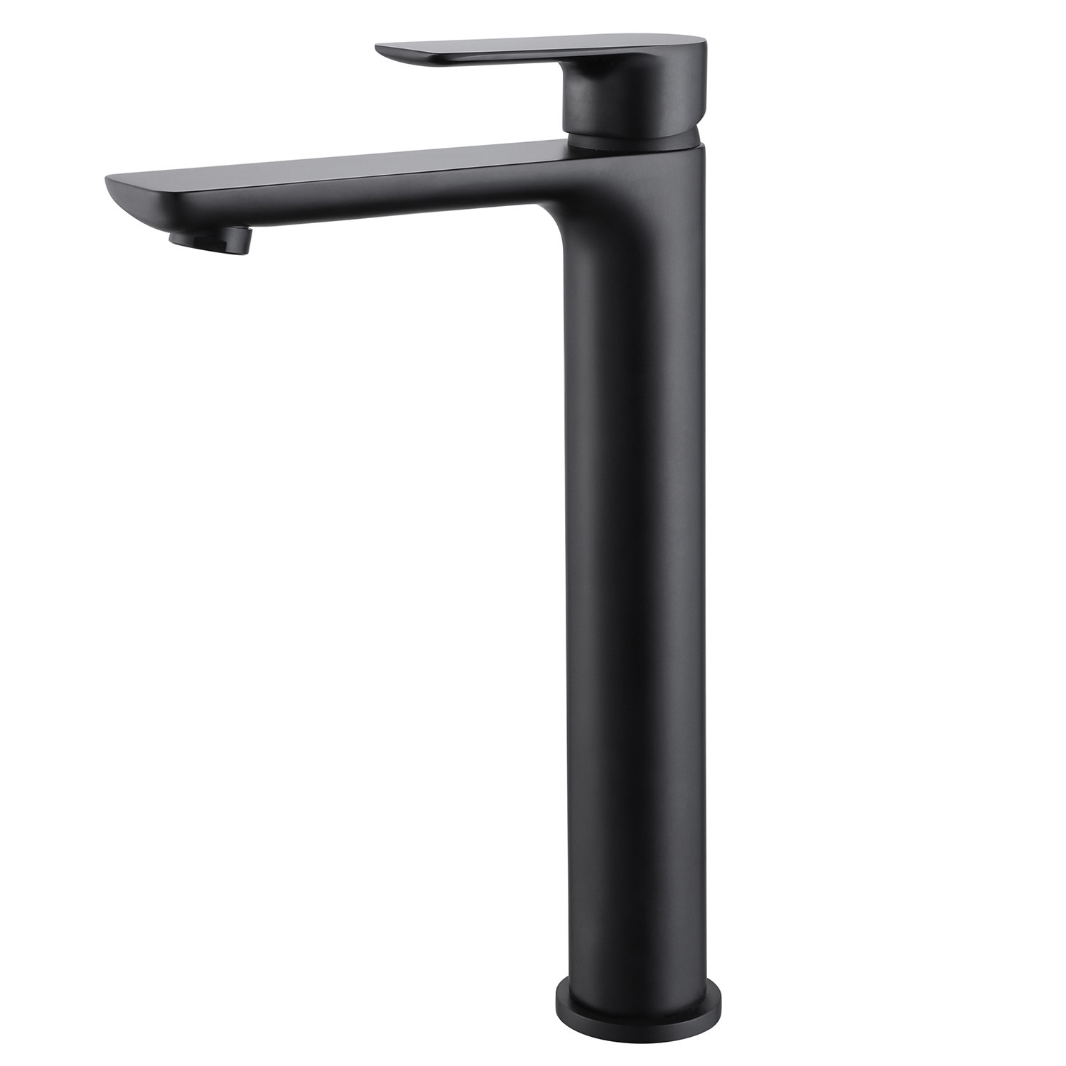 Изображение товара Смеситель ABBER AF8011B Weiss Insel — однорычажный, черный матовый, излив 15,5 см