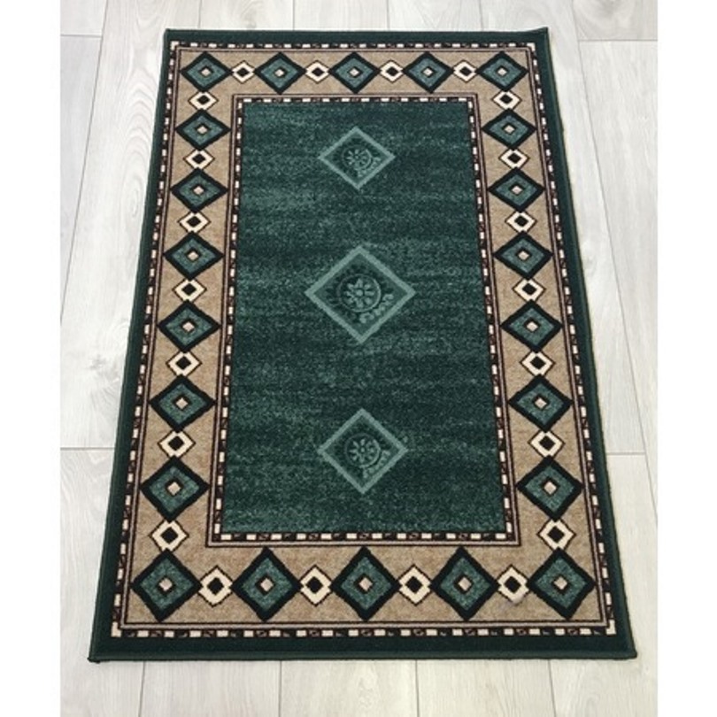 Изображение товара Коврик для ванной комнаты Cleopatra 27328 150x100см цвет зеленый