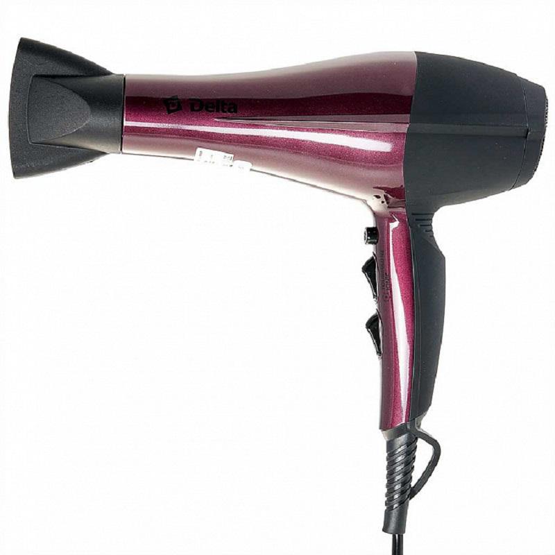 Изображение товара Фен Delta DL-0937 2000Вт черный с бордовым
