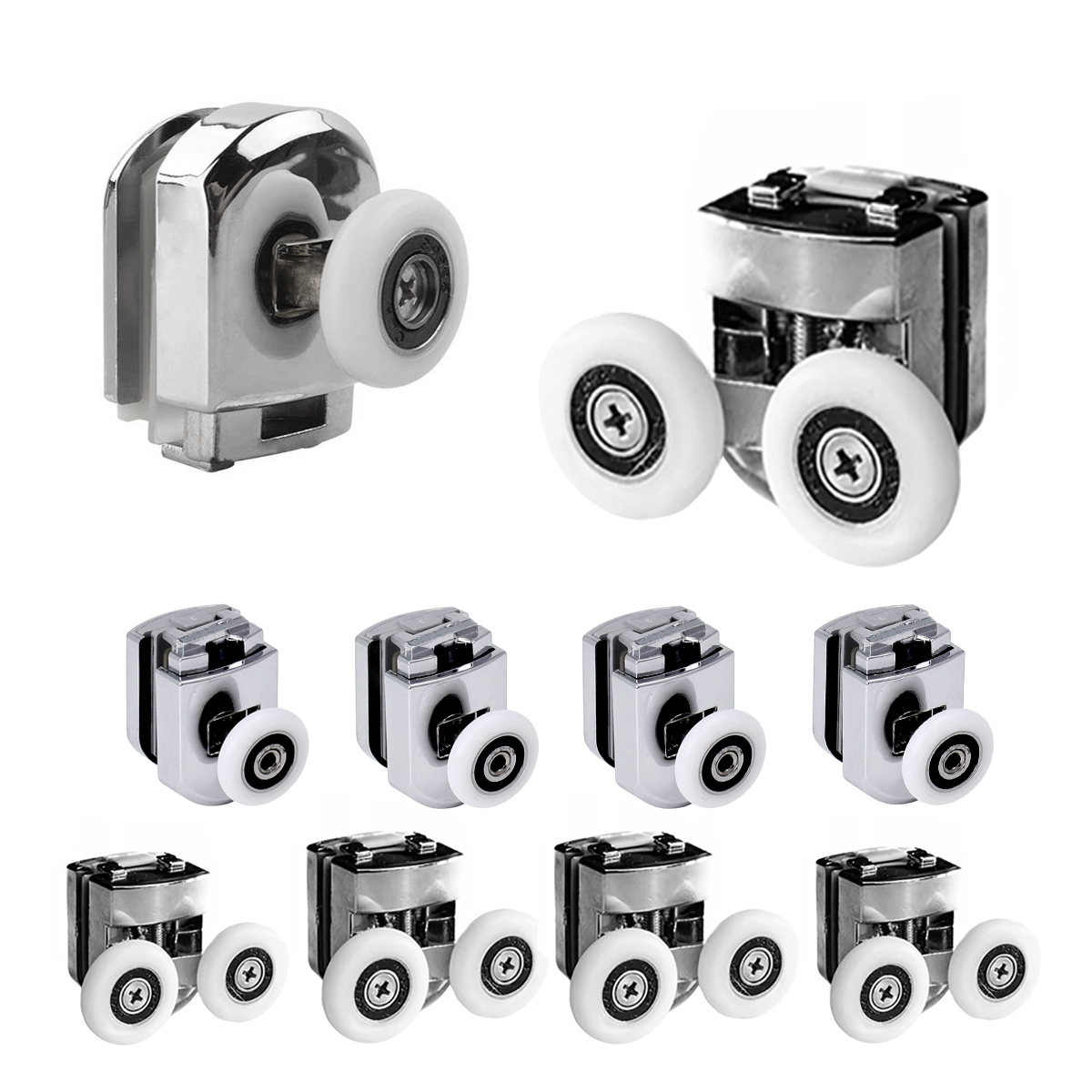 Изображение товара Ролики для душевой кабины 25 мм комплект 8 шт ДУШ-СЕРВИС RS1157