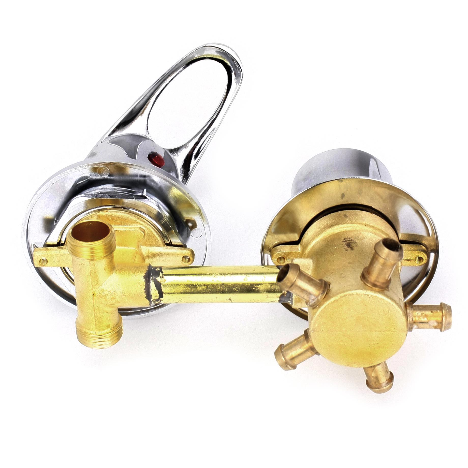 Изображение товара Смеситель для душевой кабины на 5 режимов SF2164 латунный хромированный универсальный