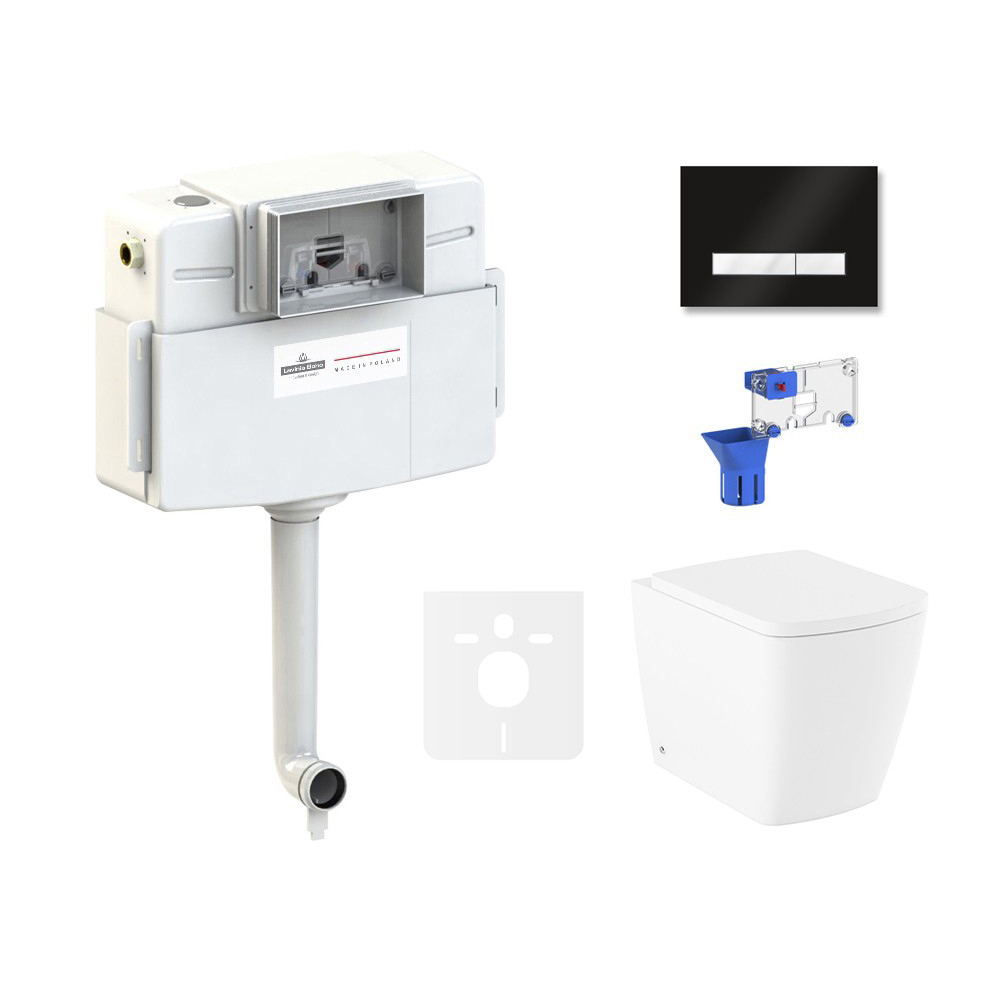 Изображение товара Комплект инсталляции Lavinia Boho Aveo 87551075 с клавишей смыва черный