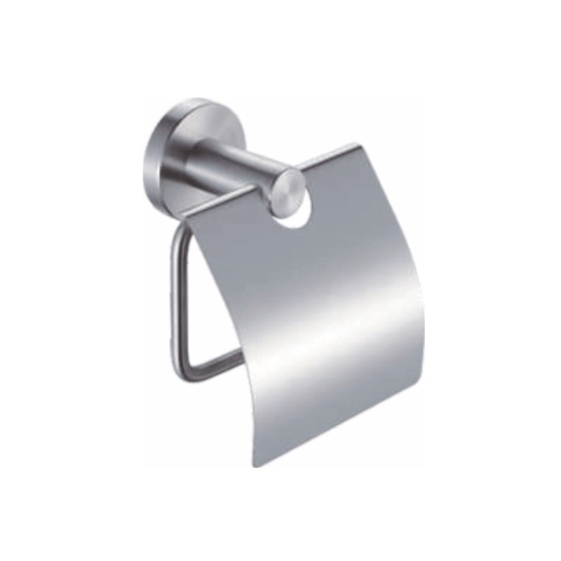 Изображение товара Держатель Haiba HB8303 с крышкой - настенный держатель туалетной бумаги из нержавеющей стали, серый
