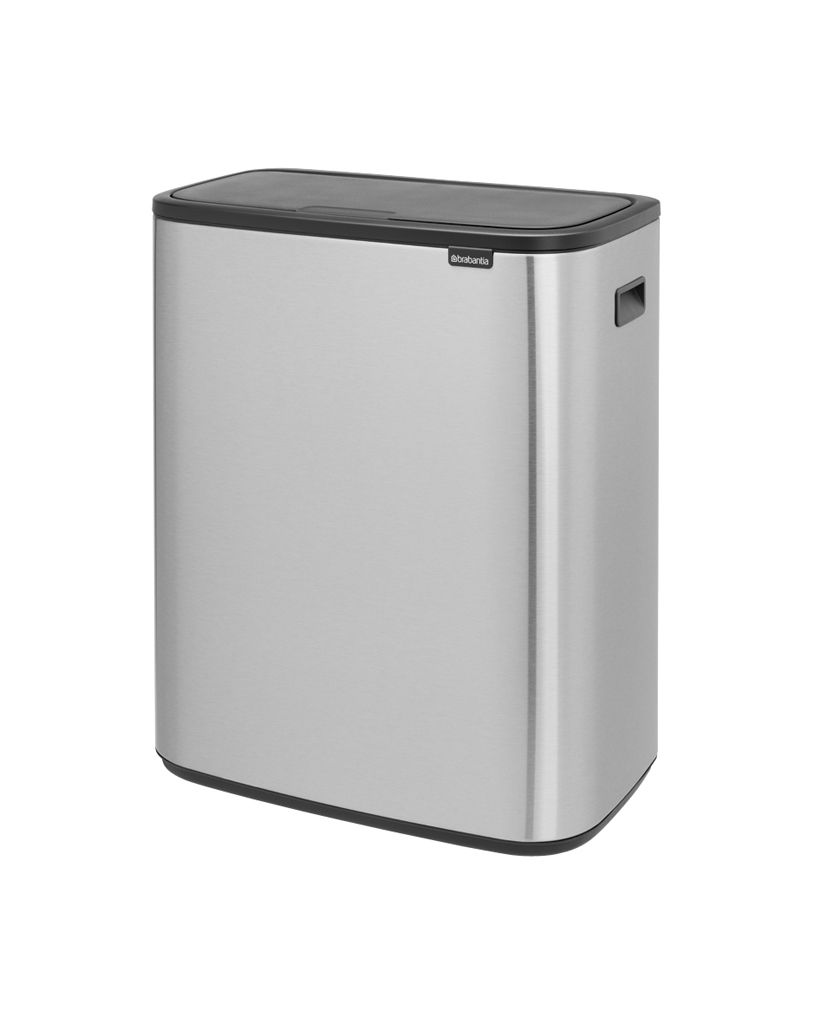 Изображение товара Мусорный бак Brabantia Bo 221422 60л сталь бесшумное открытие и съемные ведра