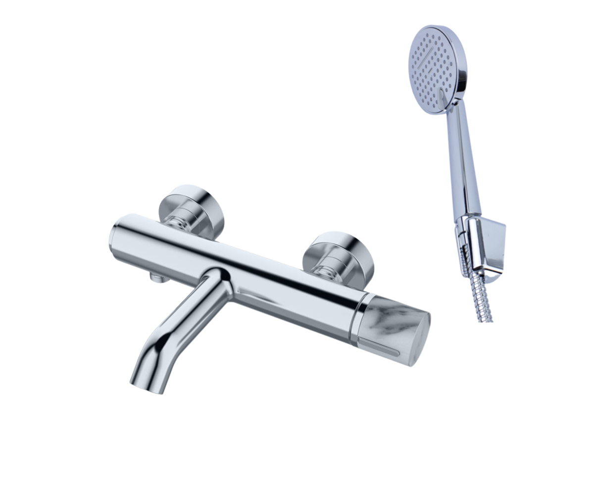 Изображение товара Смеситель для ванны Bronze de Luxe Focus 24603CM цвет хром