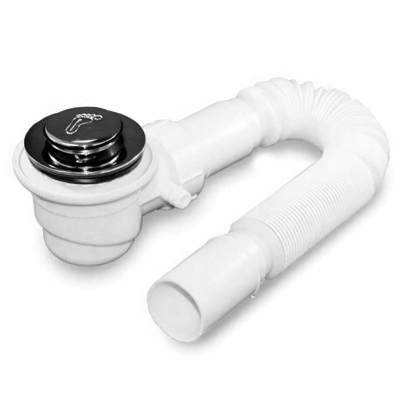 Изображение товара Сифон для душевой кабины S2064 диаметр 50 мм с донным клапаном клик-клак