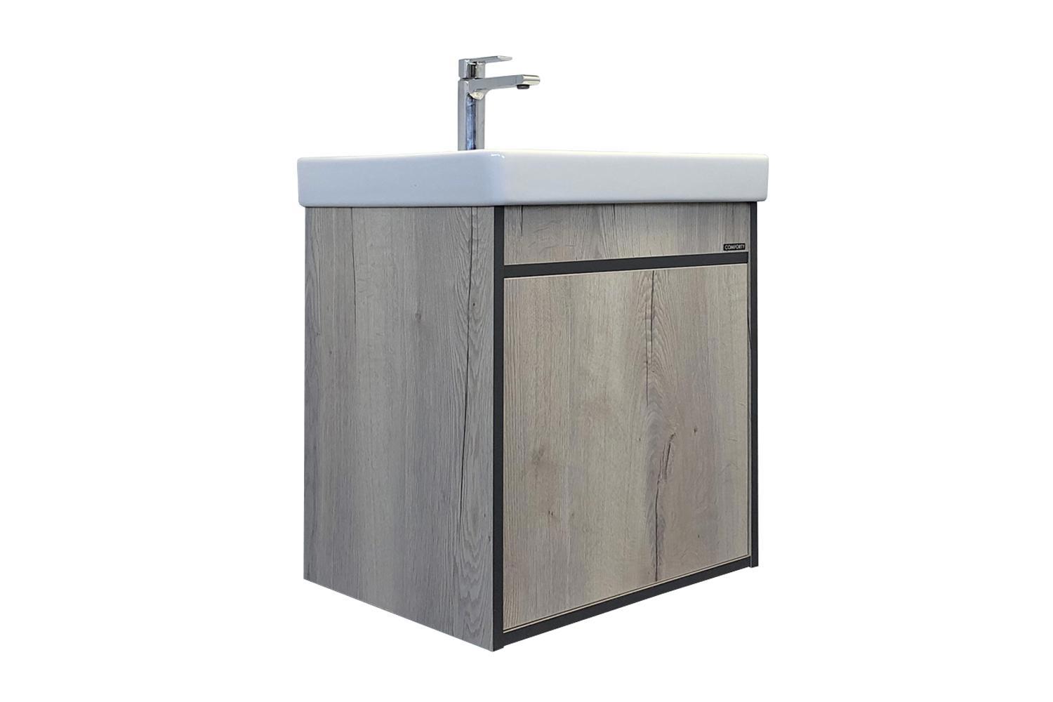 Изображение товара Тумба Comforty Вена 55 дуб дымчатый, с раковиной