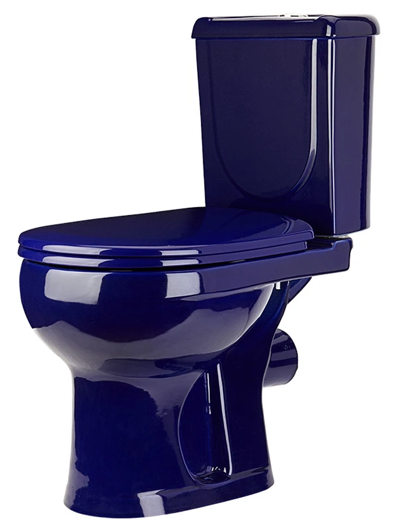 Изображение товара Унитаз-компакт Оскольская керамика Ирида Стандарт 40355130402 синий