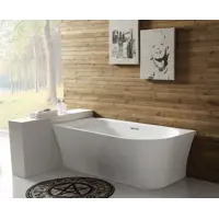 Изображение товара Отдельностоящая ванна Belbagno BB410-1500-780-L акрил 150x78см