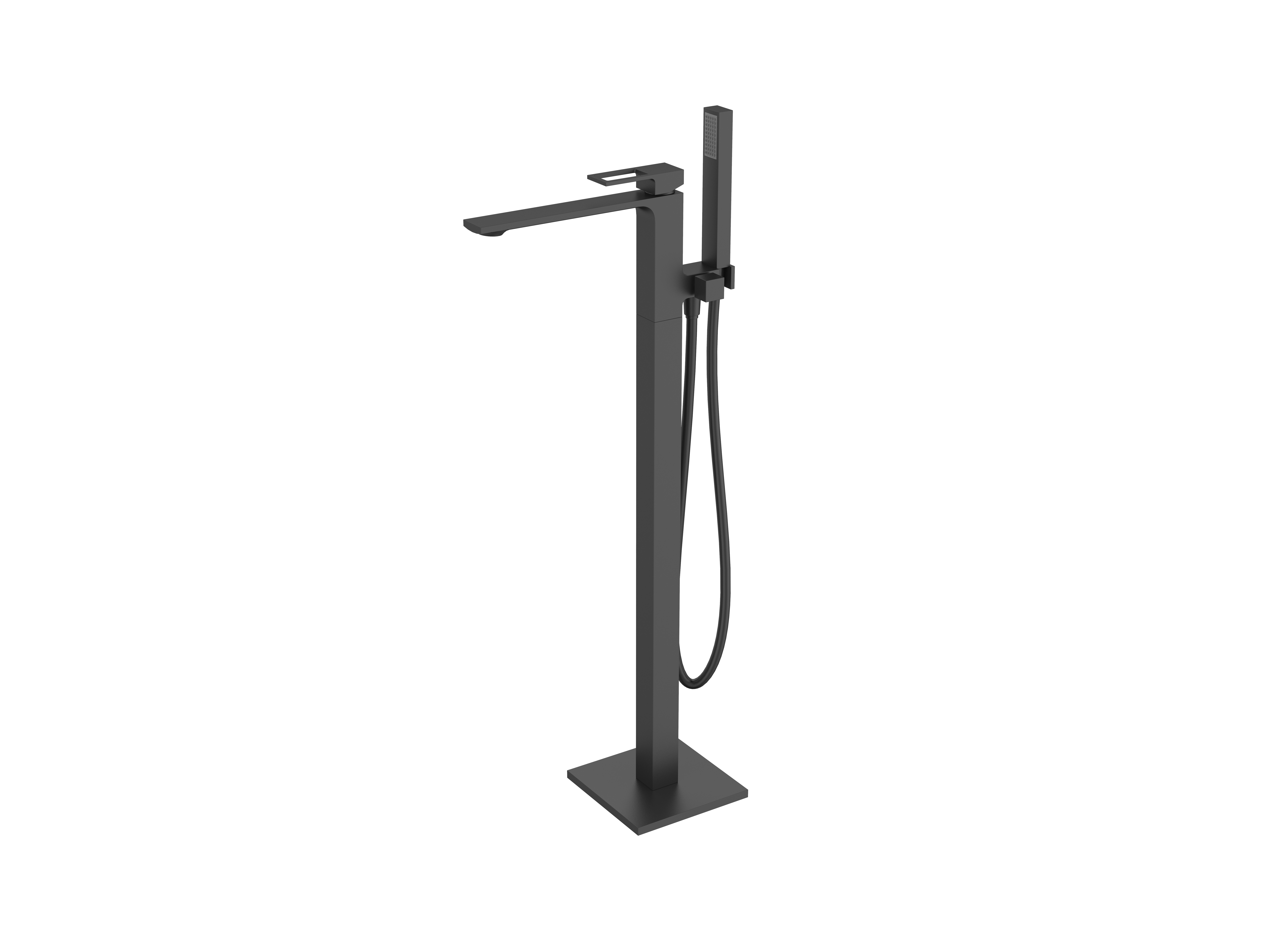Изображение товара Смеситель для ванны Belbagno Luce LUC-FMT-NERO однорычажный напольный цвет чёрный