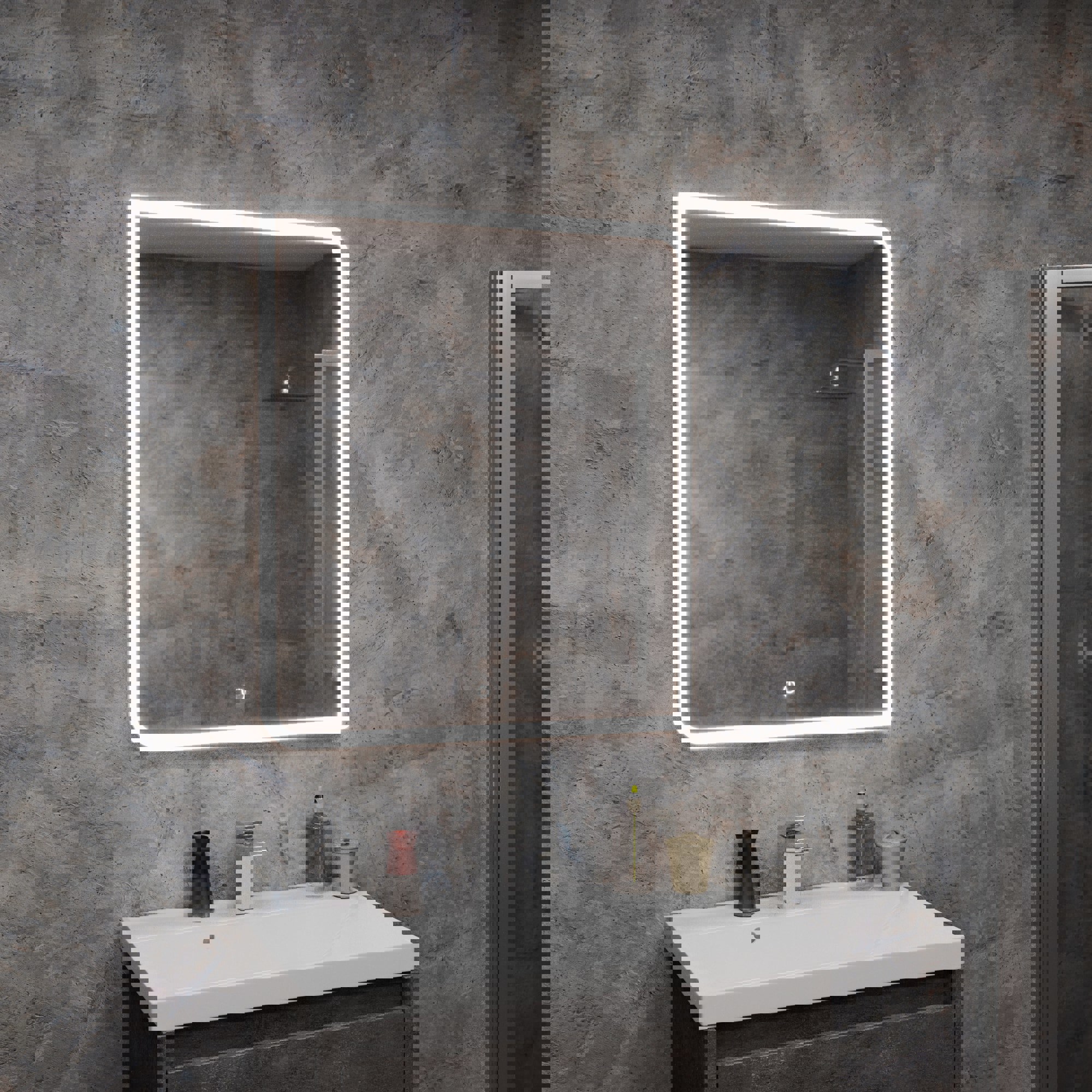 Изображение товара Зеркало для ванной Veneciana Мускат с подсветкой 70x70см