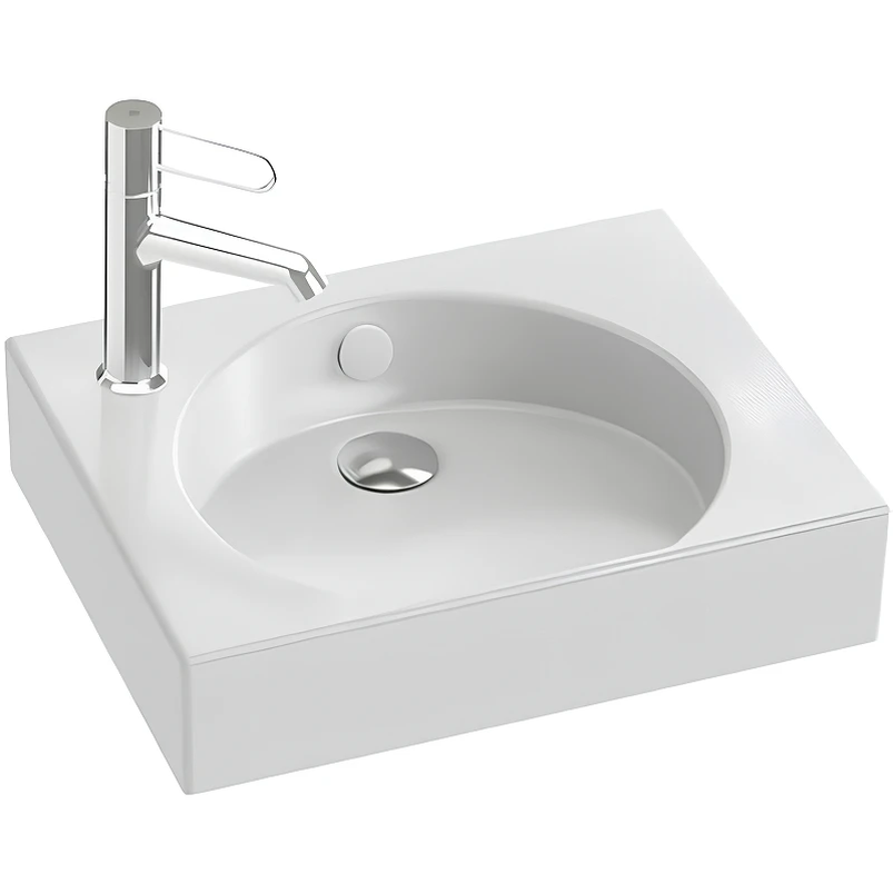 Изображение товара Раковина Jacob delafon odeon rive gauche EGN112-00 45см цвет белый