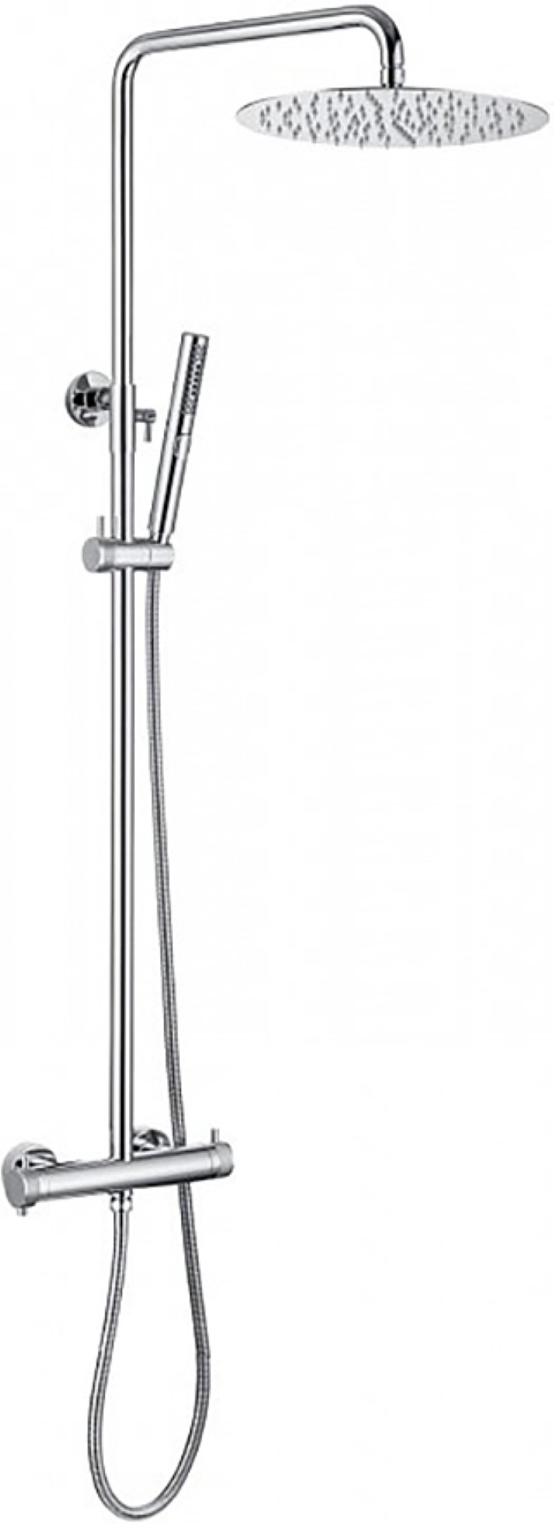 Изображение товара Душевая стойка Allen Brau Fantasy 3 режима хром с термостатом