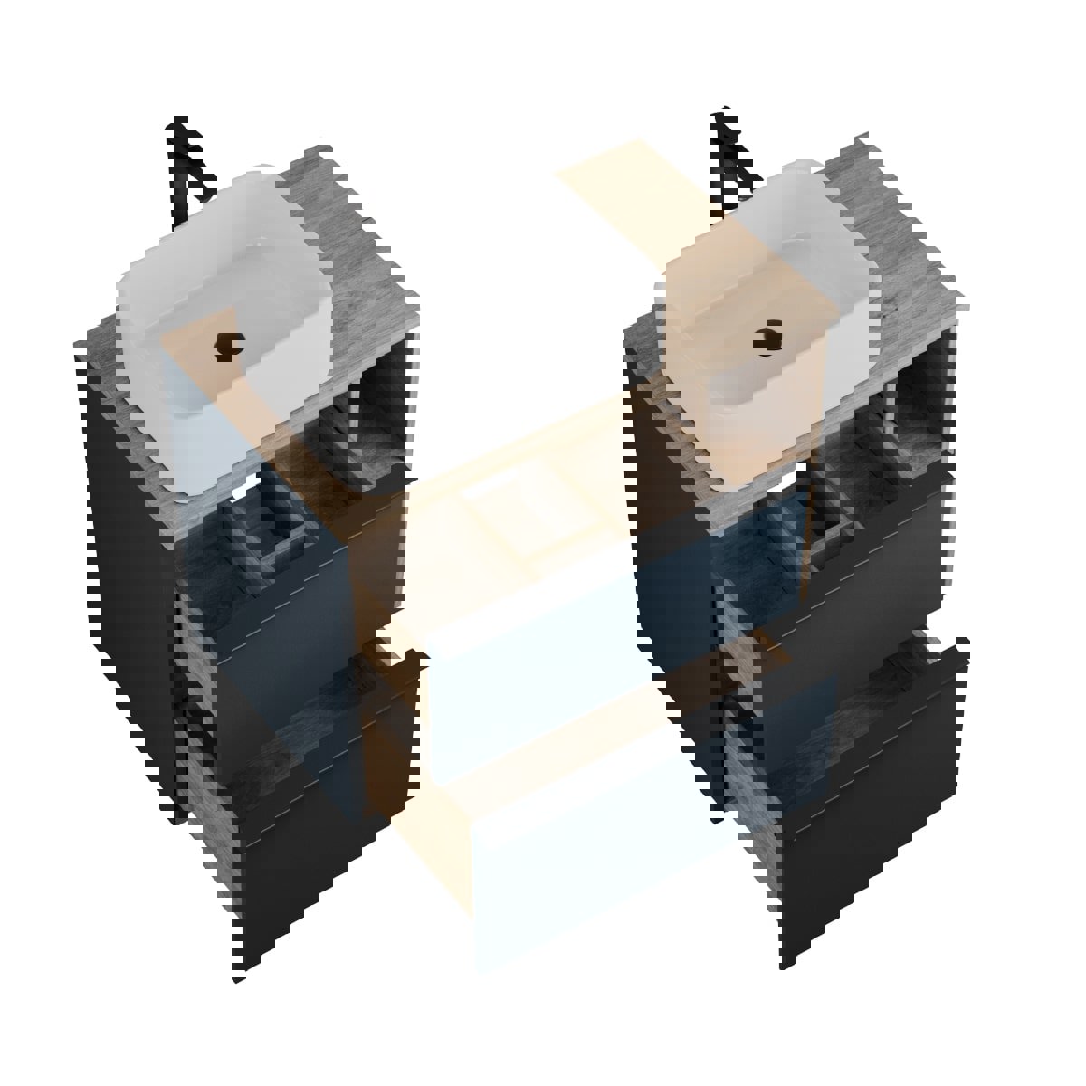 Изображение товара Тумба под раковину накладная Сангро Veneciana 58023 80см