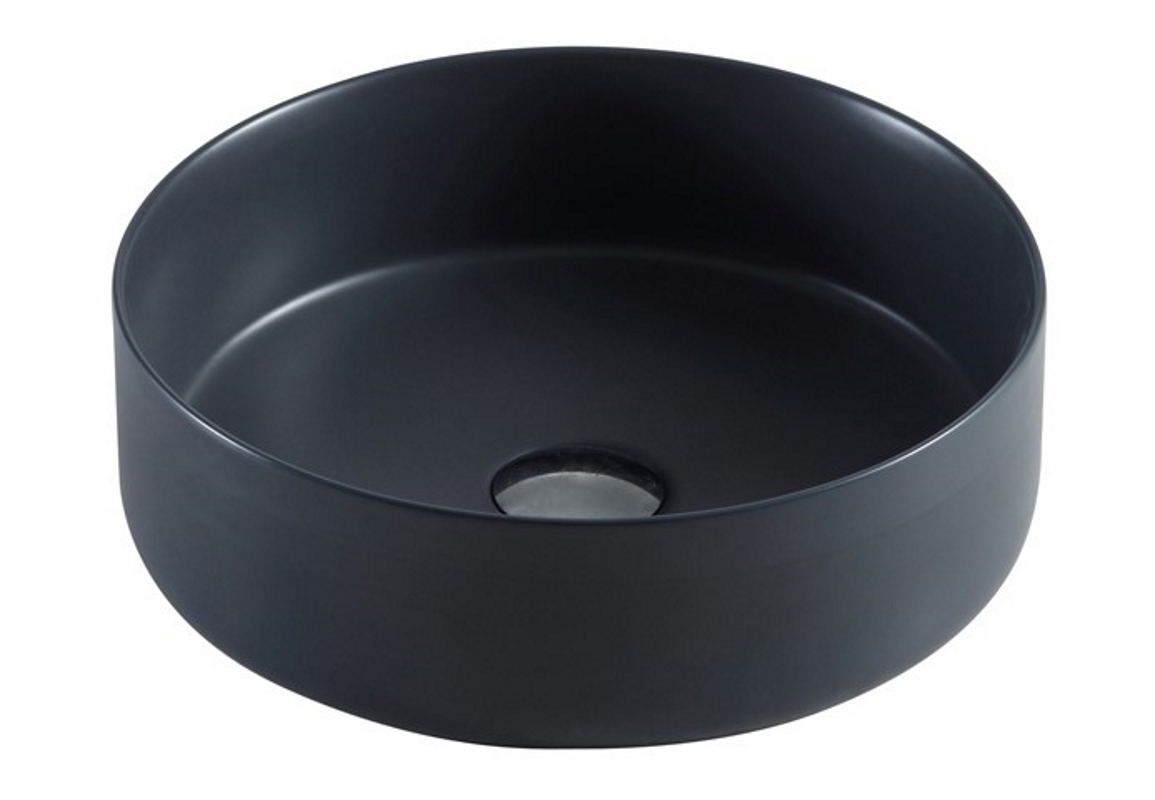 Изображение товара Накладная раковина AZ-3134 MDG 35.5 см темно-серый цвет от AZARIO