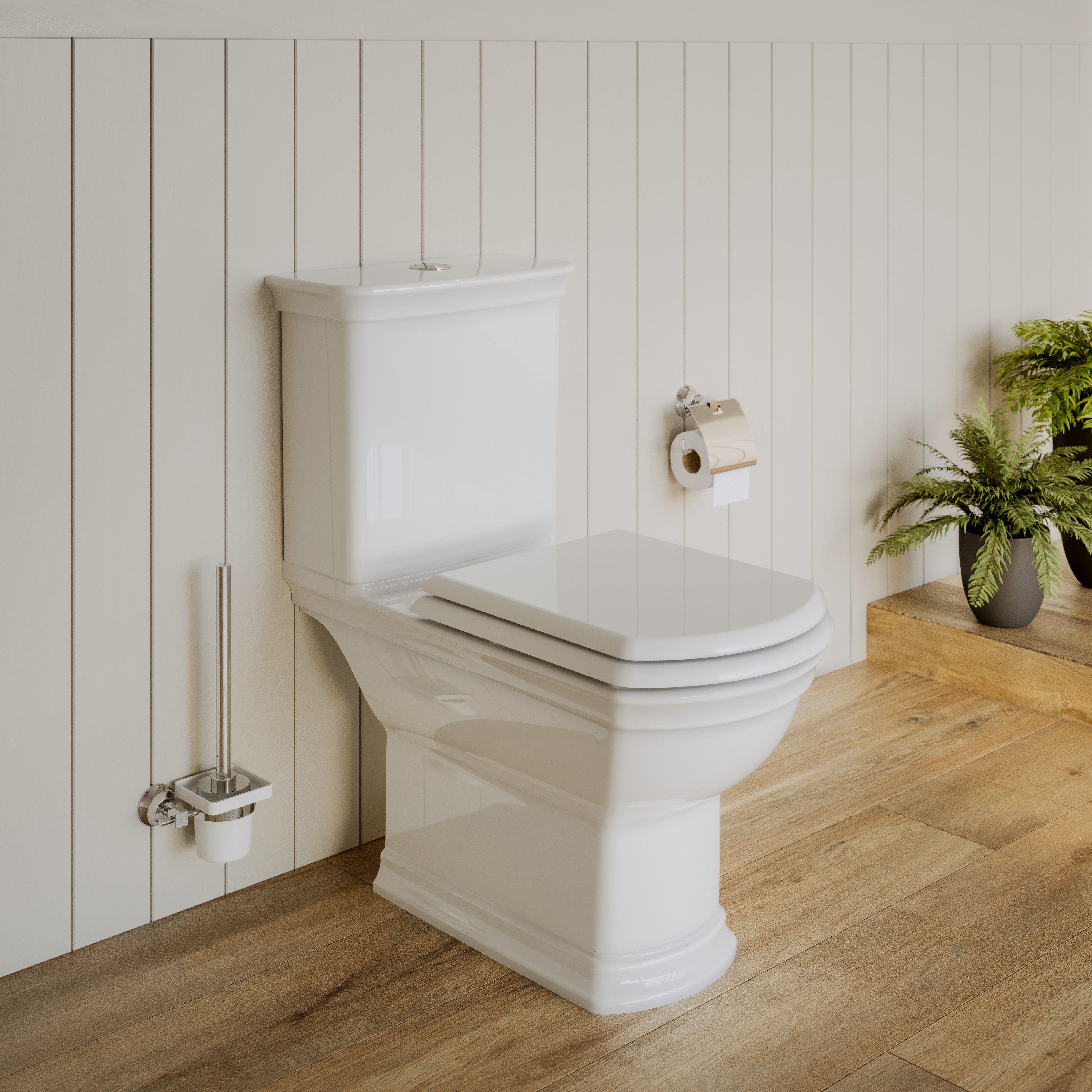 Изображение товара Унитаз-компакт Vitra 9722B003-7203 горизонтальный выпуск поворотный слив