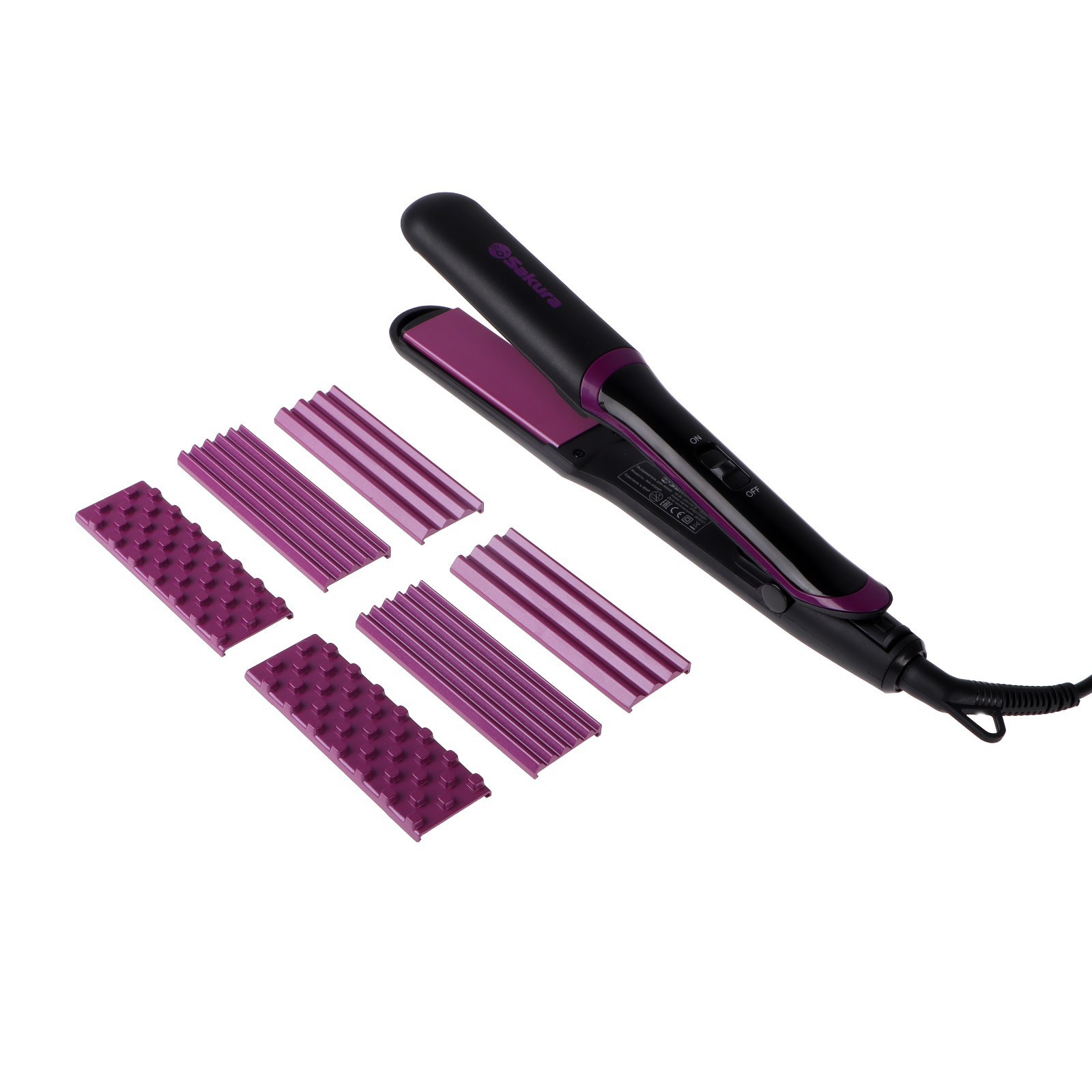 Изображение товара Мультислайдер Sakura 7909728 38 Вт - универсальный фен с насадками для укладки