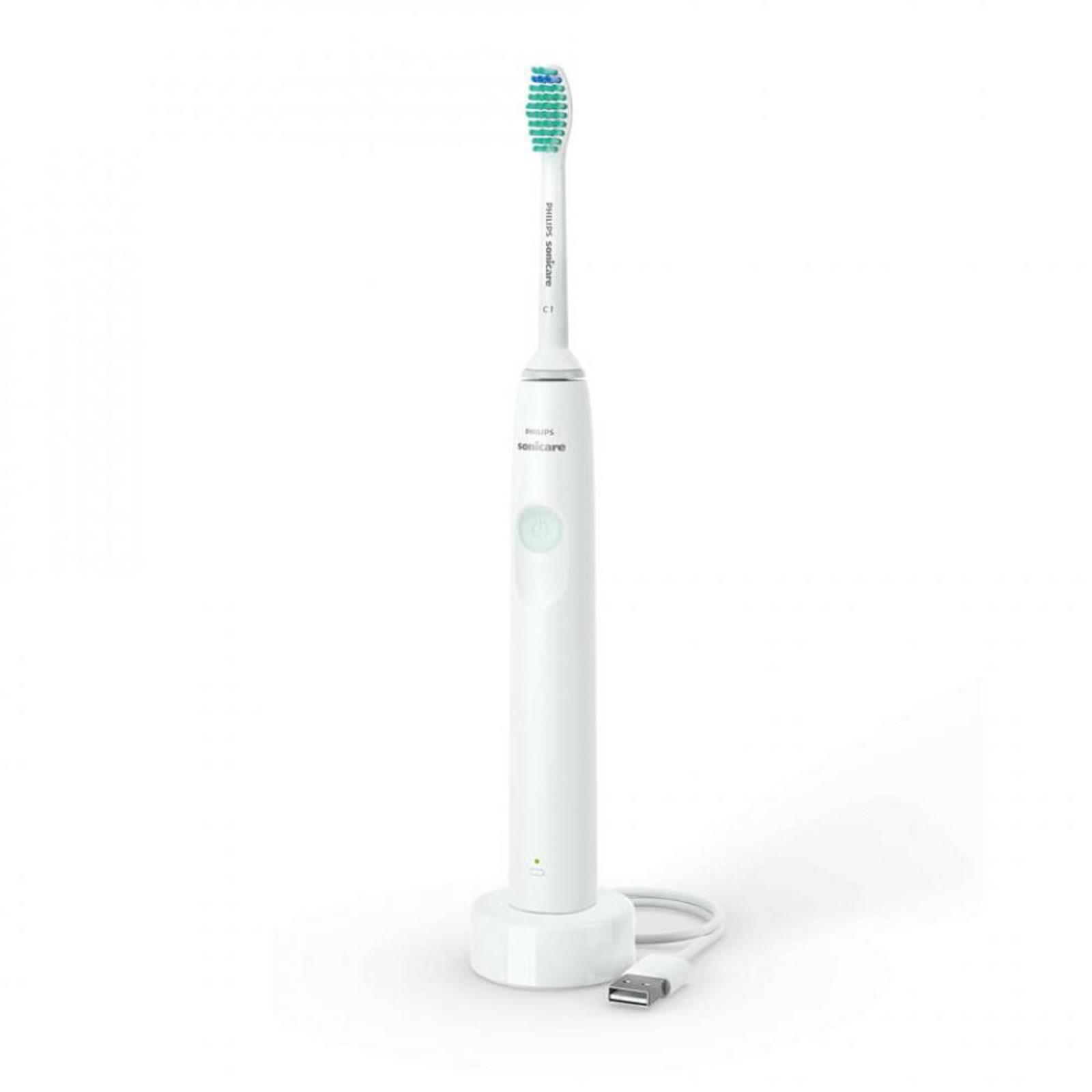 Изображение товара Электрическая звуковая зубная щетка Philips 7577414 с таймером и футляром