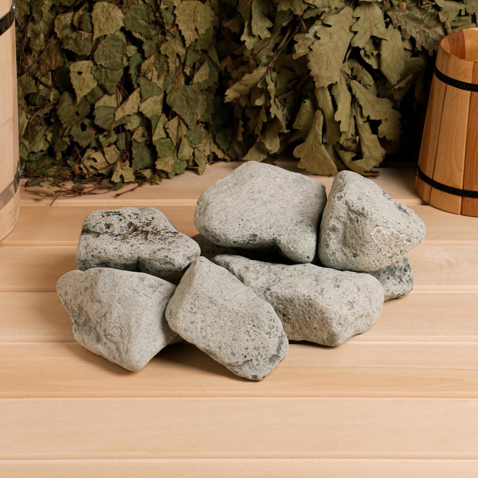 Изображение товара Камень для бани Порфирит обвалованный коробка 20кг