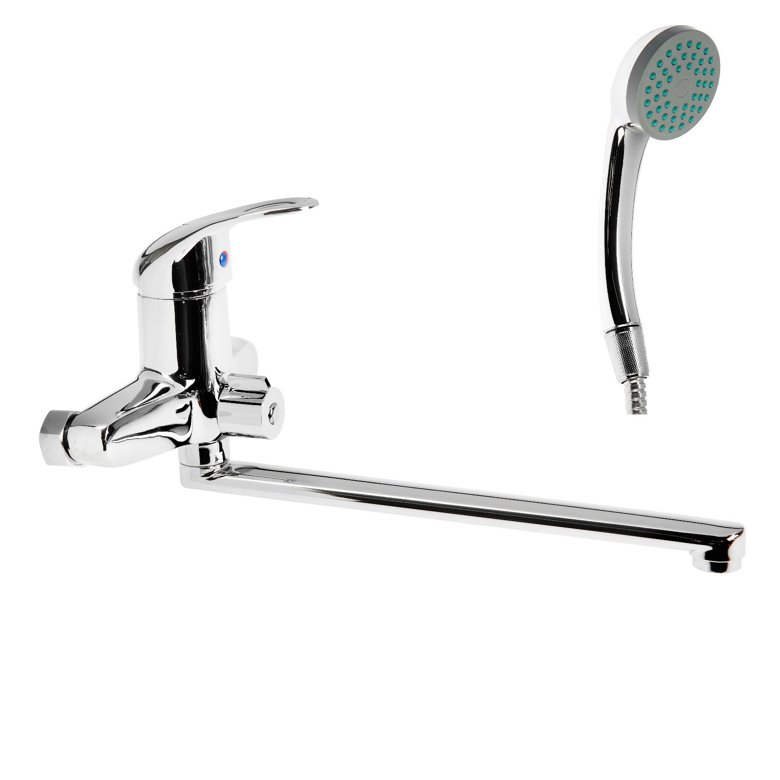 Изображение товара Смеситель для ванны Zein 7603372 однорычажный с душевой лейкой цвет хром