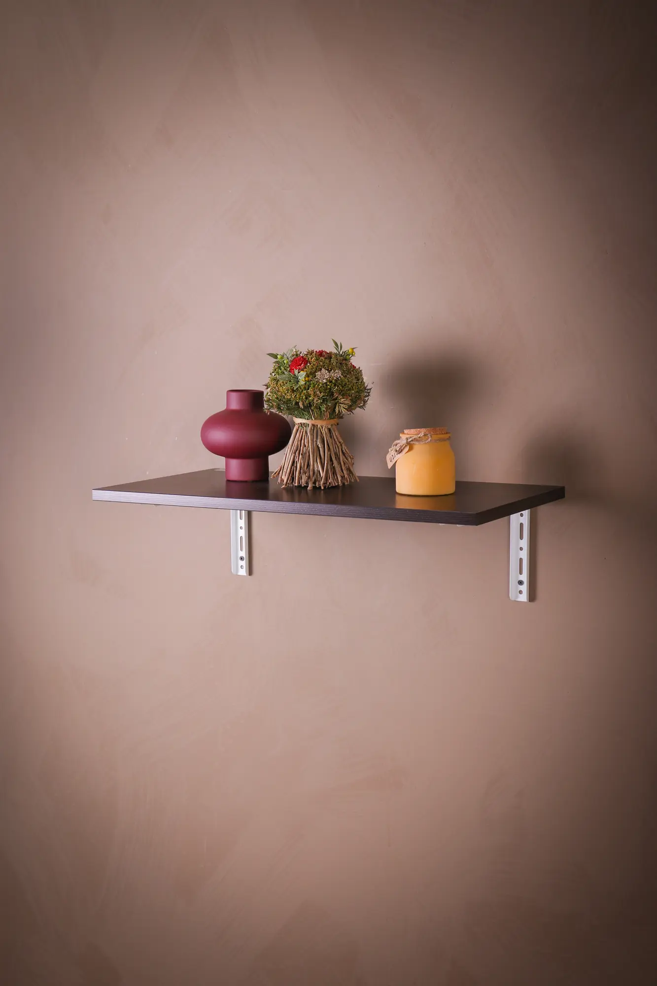 Кронштейн Larvij Modern1 15x25 см сталь нагрузка до 40 кг цвет белый - 1