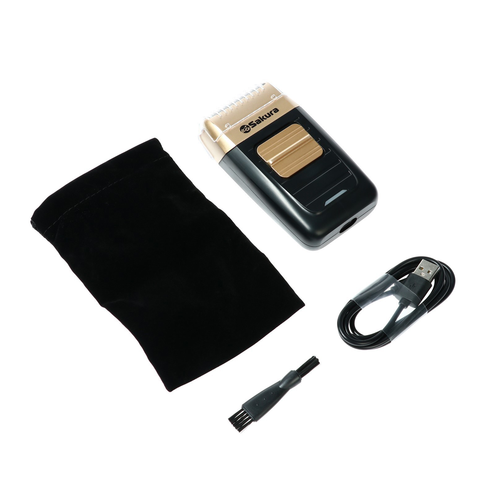 Изображение товара Электробритва для волос Sakura SA-5426BK с триммером и USB зарядкой