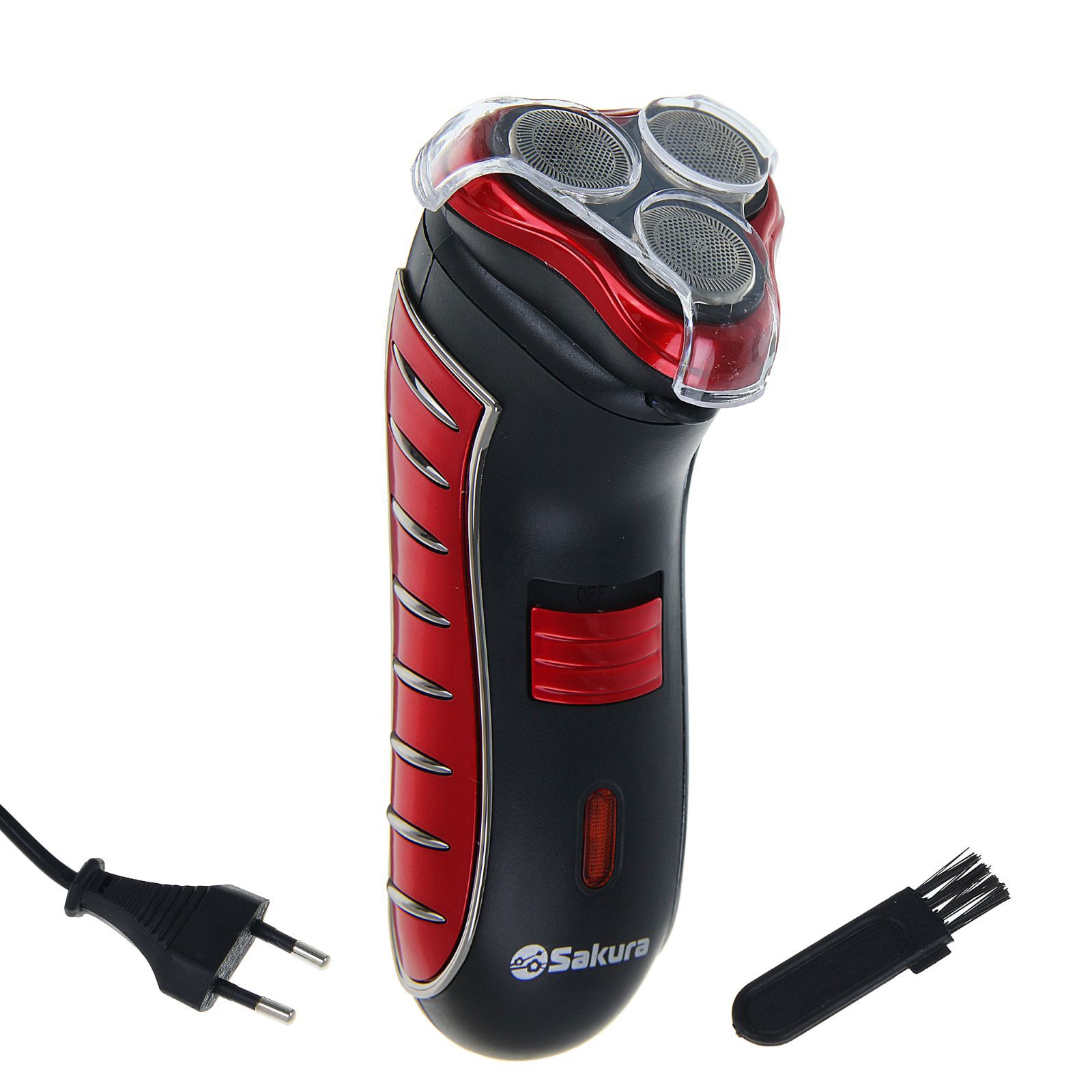 Изображение товара Электробритва для волос Sakura SA-5414RB с триммером и сеточными головками