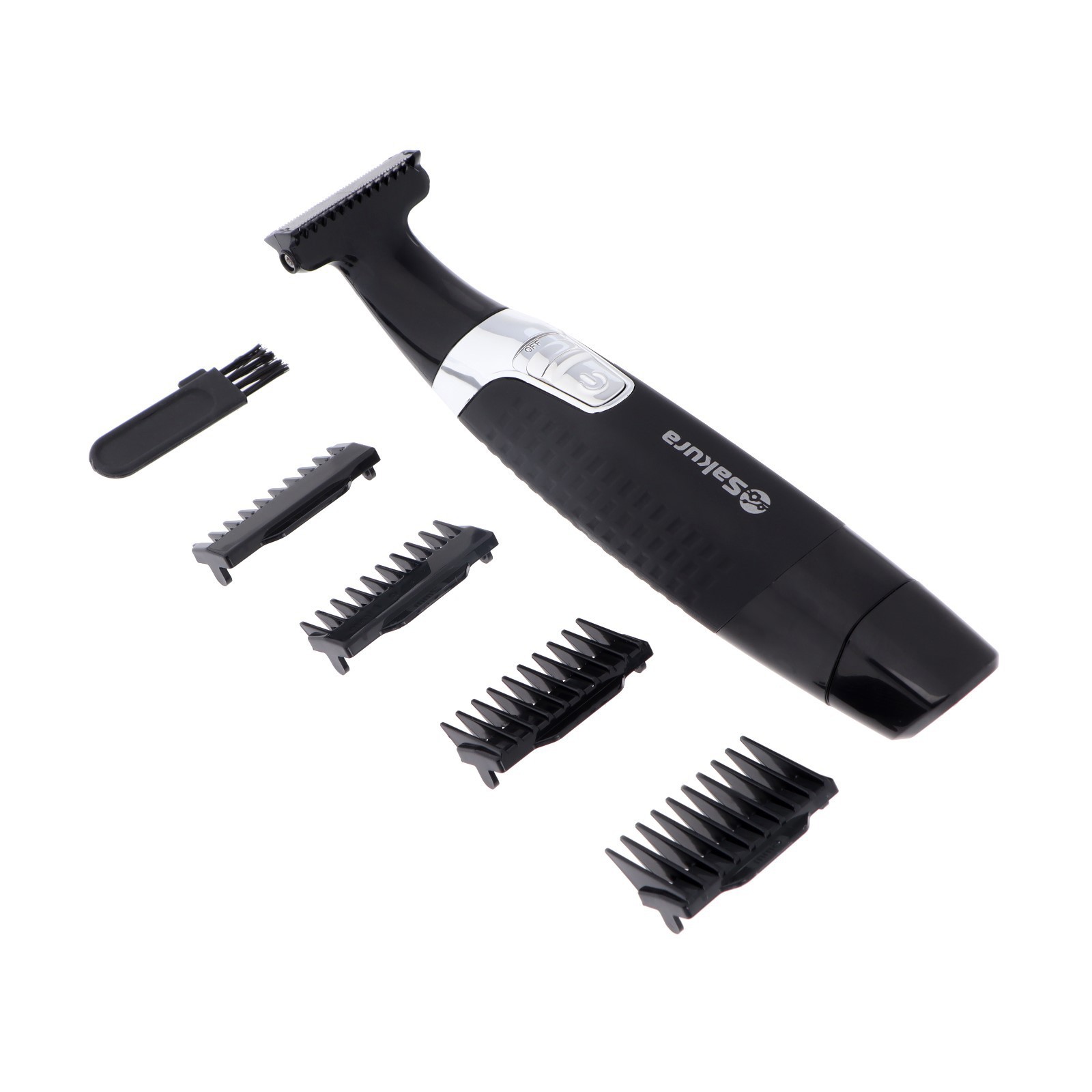 Изображение товара Универсальный триммер для волос Sakura SA-5532BK с насадками и стальными лезвиями