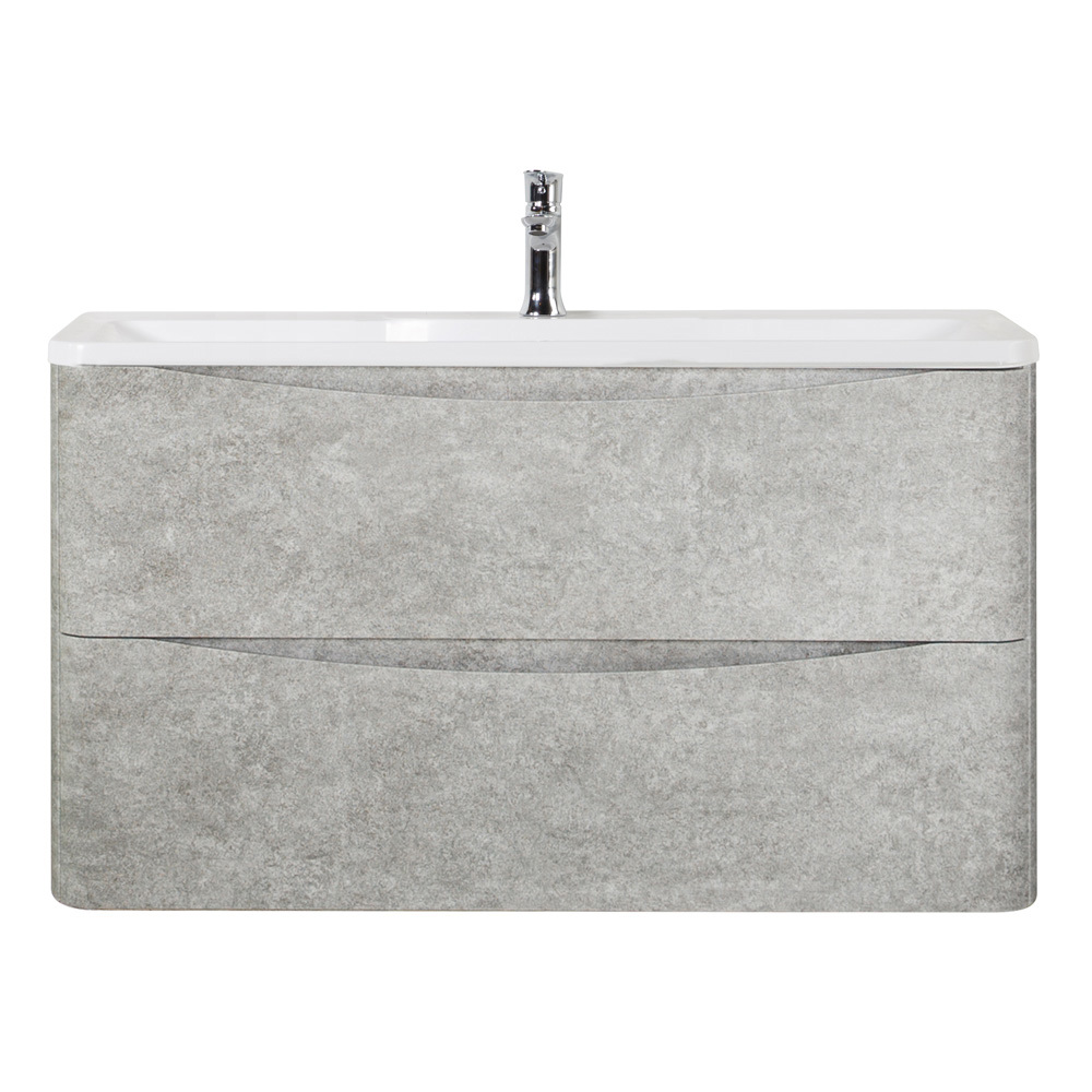 Изображение товара Тумба под раковину Belbagno Acqua 100 см подвесная серый современный стиль