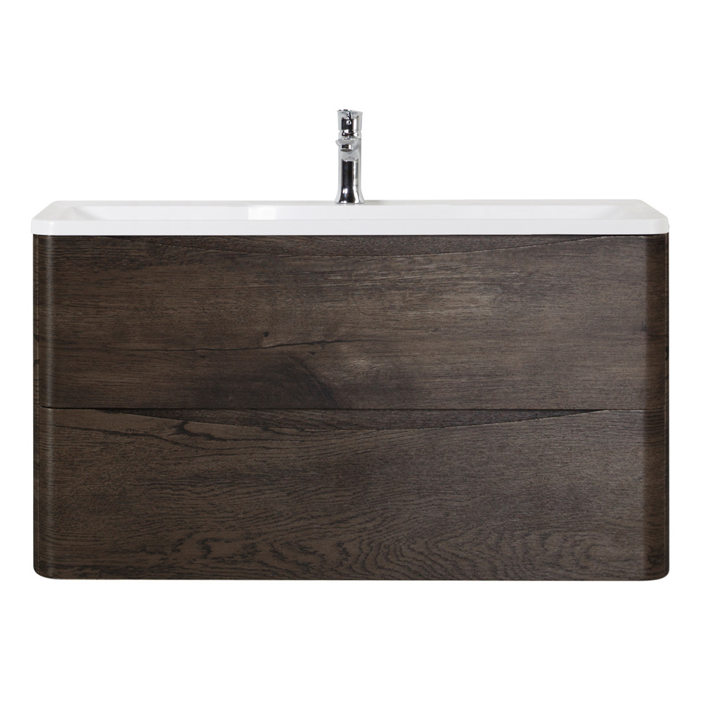 Изображение товара Тумба под раковину Belbagno Acqua-1000-2C-SO-RNG подвесная 100см цвет натуральный дуб