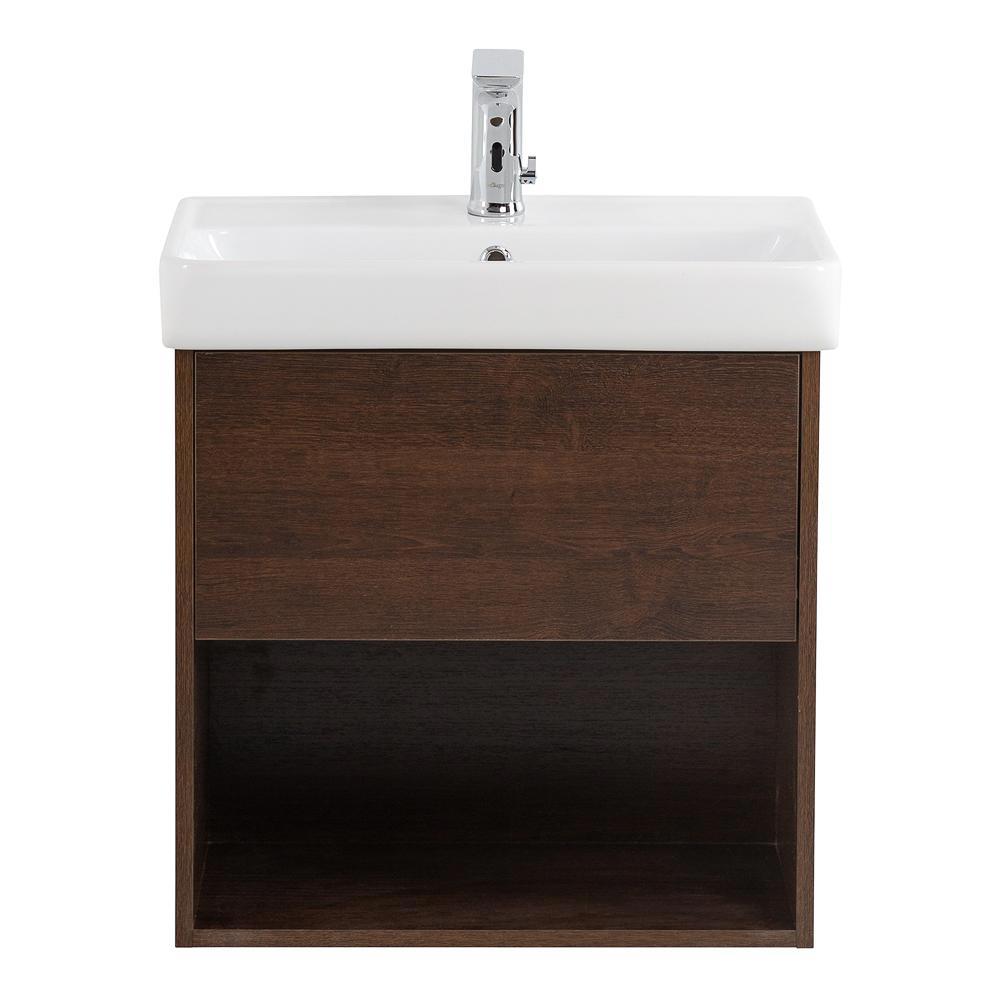 Изображение товара Тумба под раковину подвесная Belbagno NEON-500-1C-SO-RS 47.2см цвет дуб