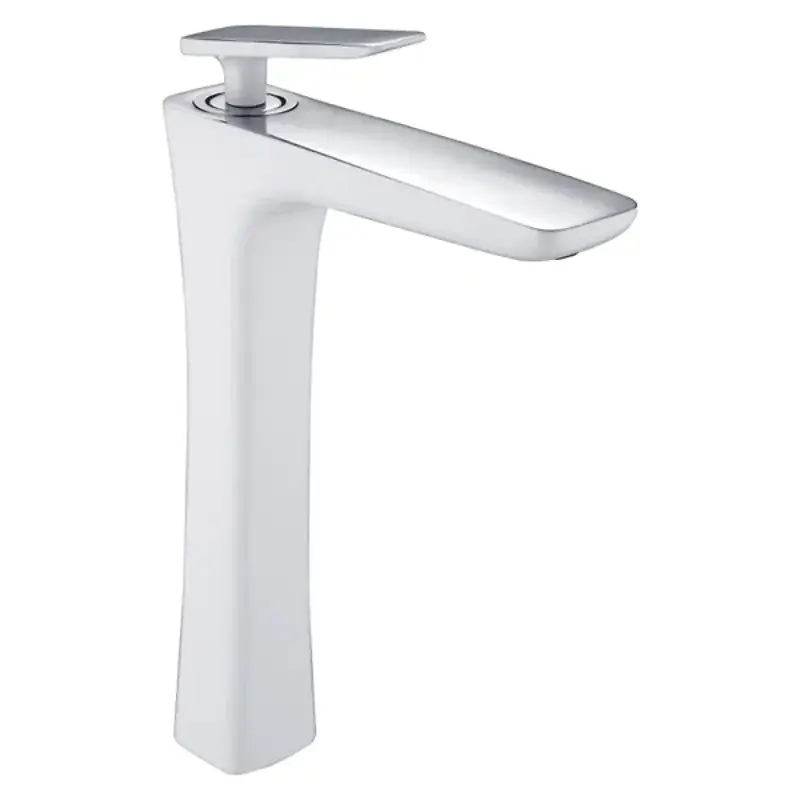 Изображение товара Смеситель для раковины Rose R1611F однорычажный цвет белый