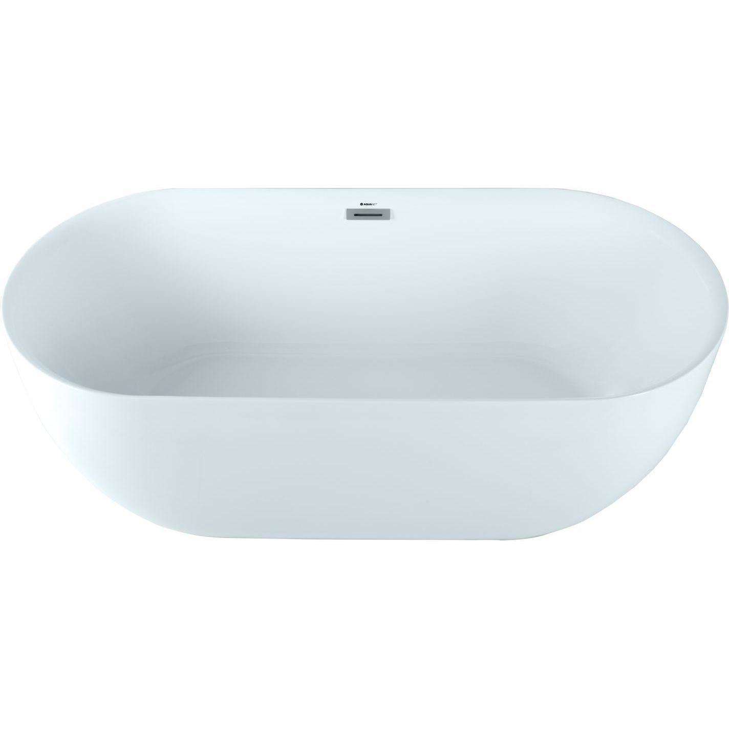 Изображение товара Отдельностоящая ванна Aquanet Delight 170x78 акрил белый коричневый