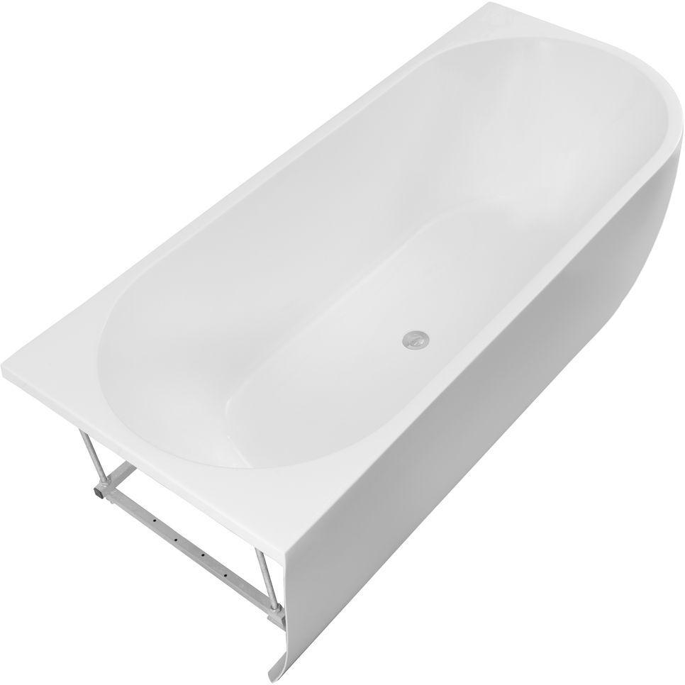 Изображение товара Акриловая ванна Aquanet Family Elegant A 3805N белый матовый 180x80 см с металлическим каркасом