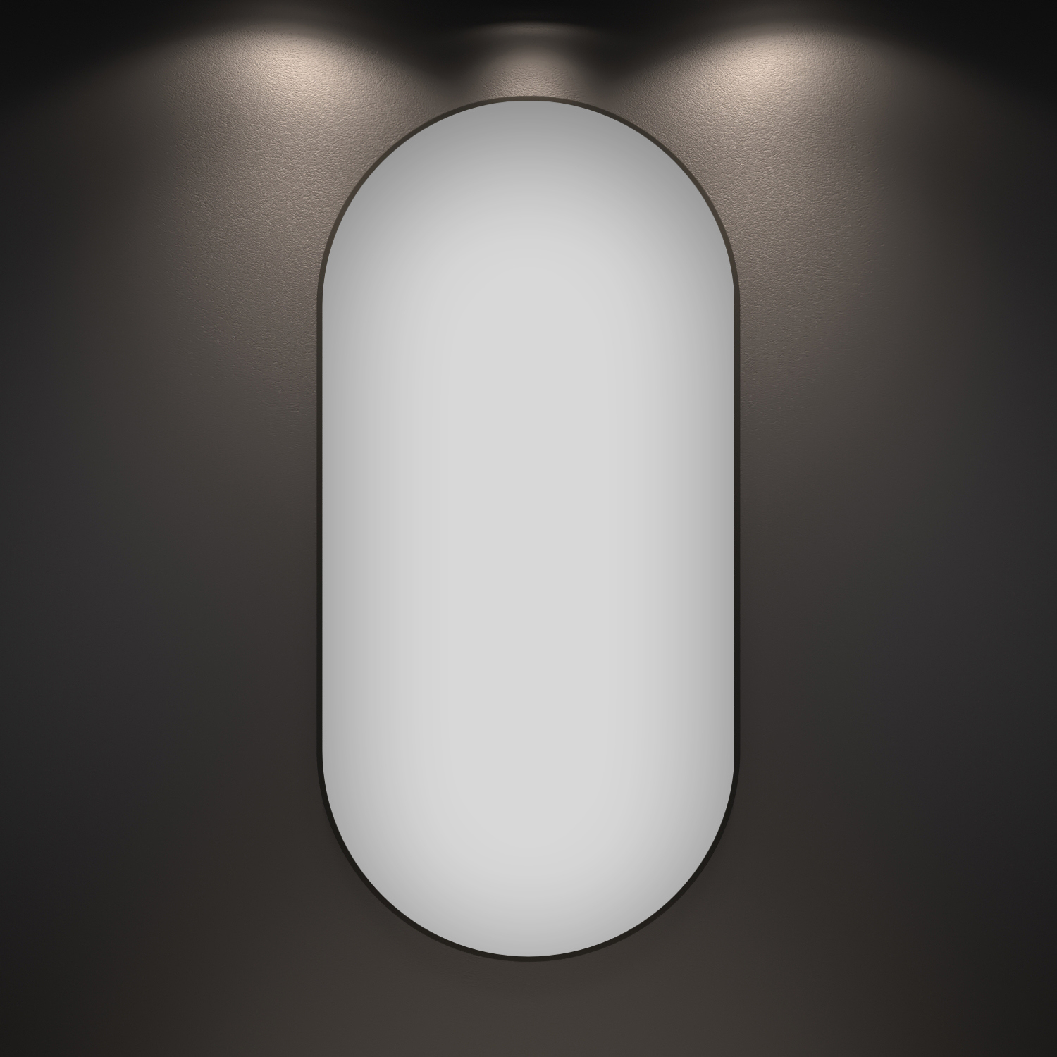 Изображение товара Зеркало в ванную Wellsee 7 Rays Spectrum овальное 40x80 см без подсветки