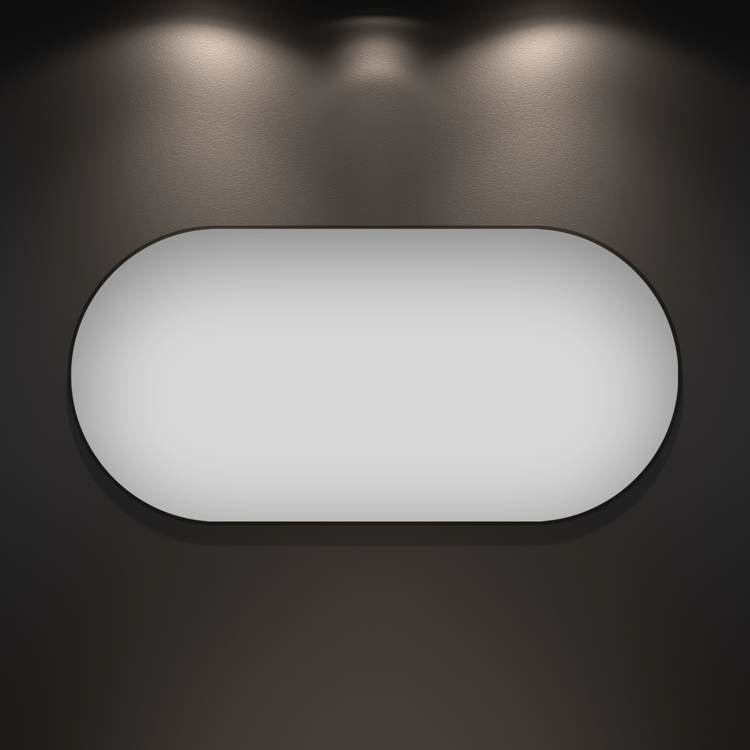 Изображение товара Зеркало в ванную Wellsee 7 Rays Spectrum 90x50 см овальное без подсветки