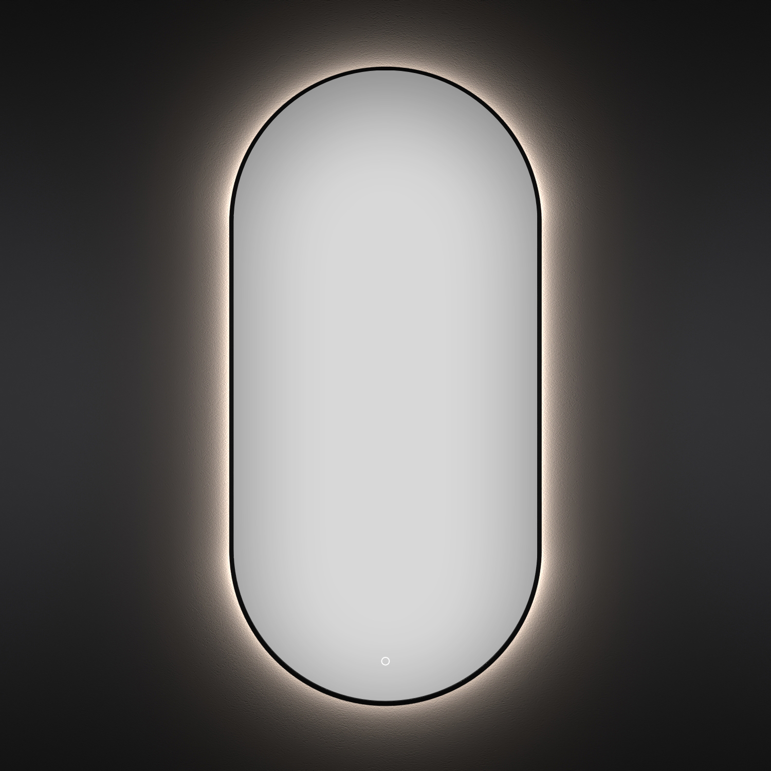 Изображение товара Зеркало Wellsee 7 Rays Spectrum 40x80 см с LED подсветкой овальное