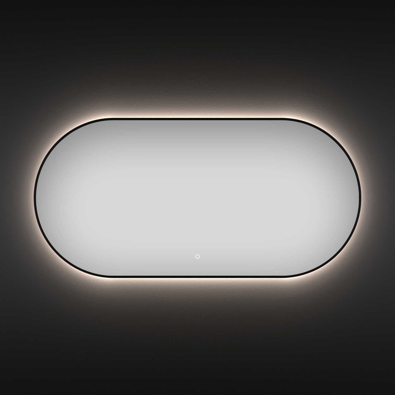 Изображение товара Зеркало в ванную Wellsee 7 Rays Spectrum с подсветкой овальное 100x55 см