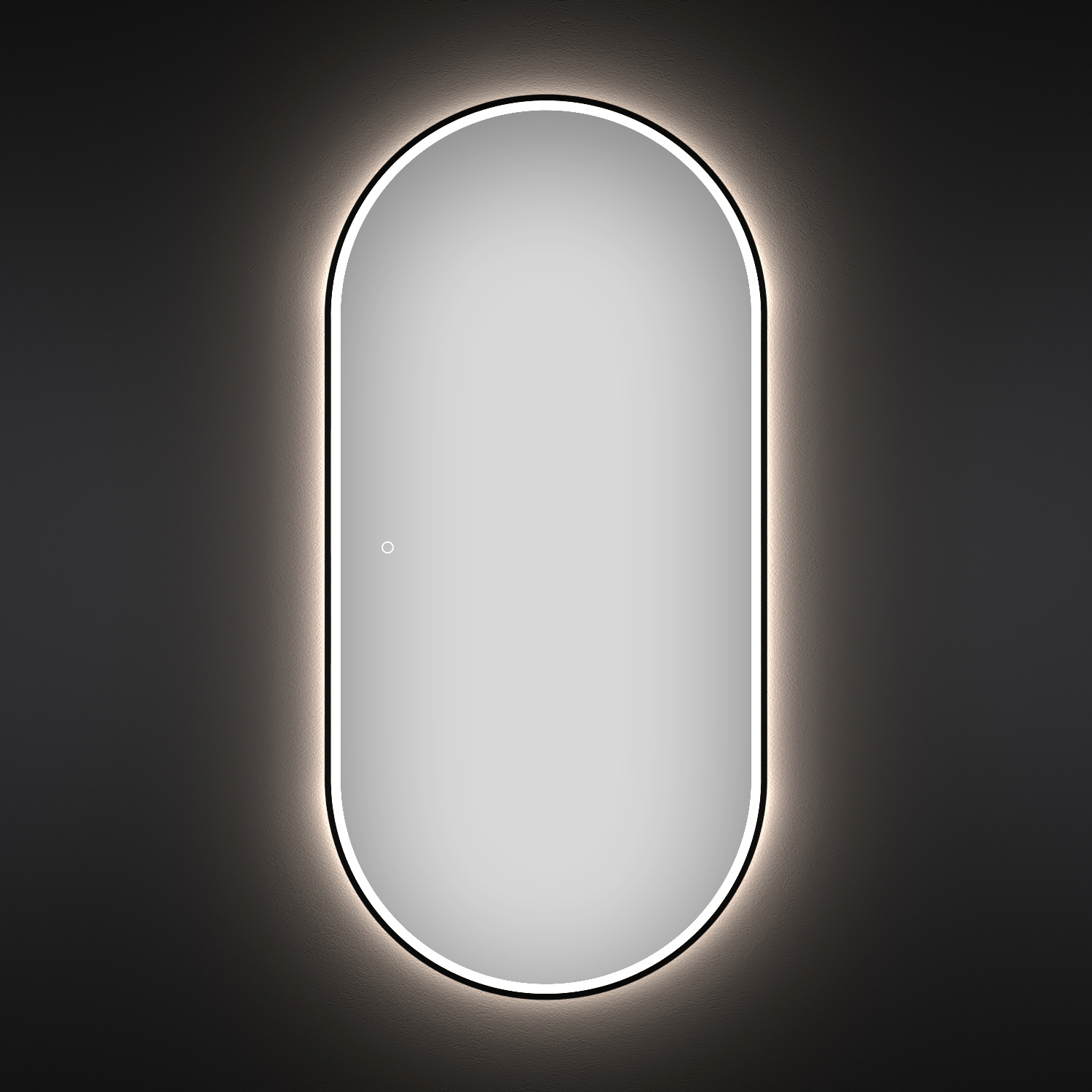 Изображение товара Зеркало в ванную с подсветкой Wellsee 7 Rays Spectrum овальное 55x100 см подсветка LED