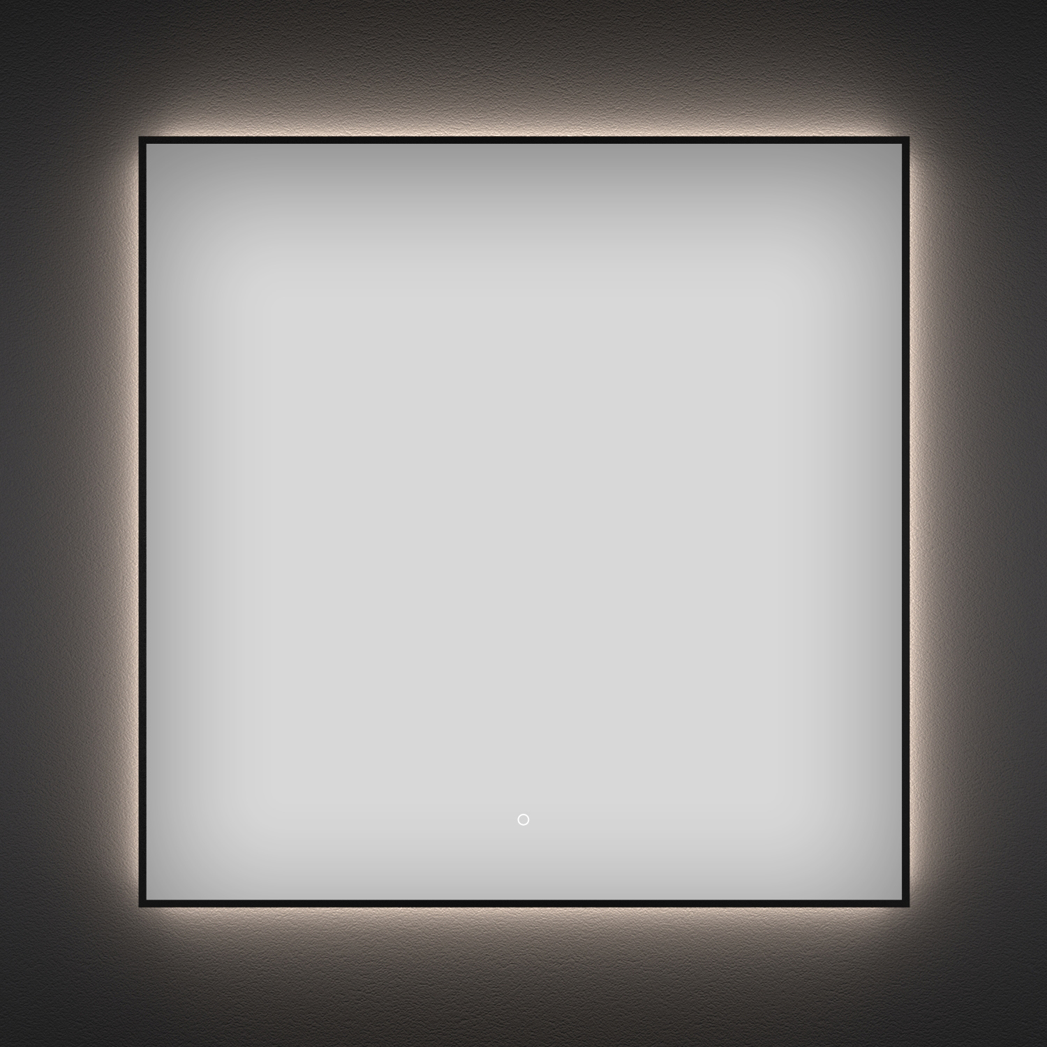 Изображение товара Зеркало в ванную с подсветкой Wellsee 80x80 см квадратное LED с сенсорным управлением