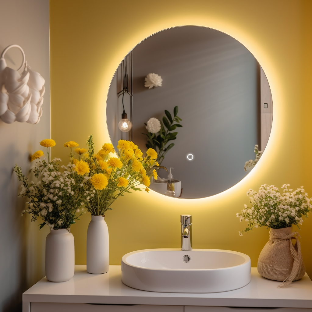 Изображение товара Зеркало для ванной Alias m50502 с подсветкой 50x50см