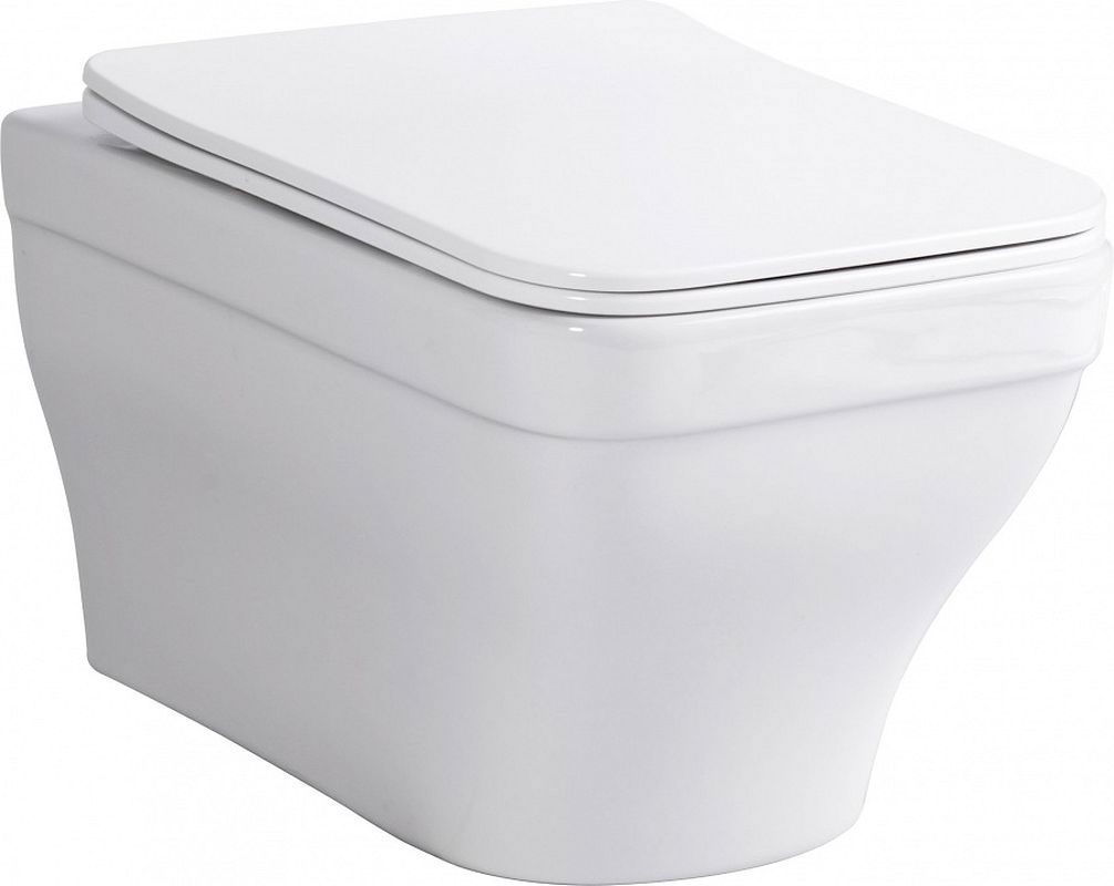 Изображение товара Унитаз подвесной Aquanet Elegant W безободковый с сиденьем микролифт