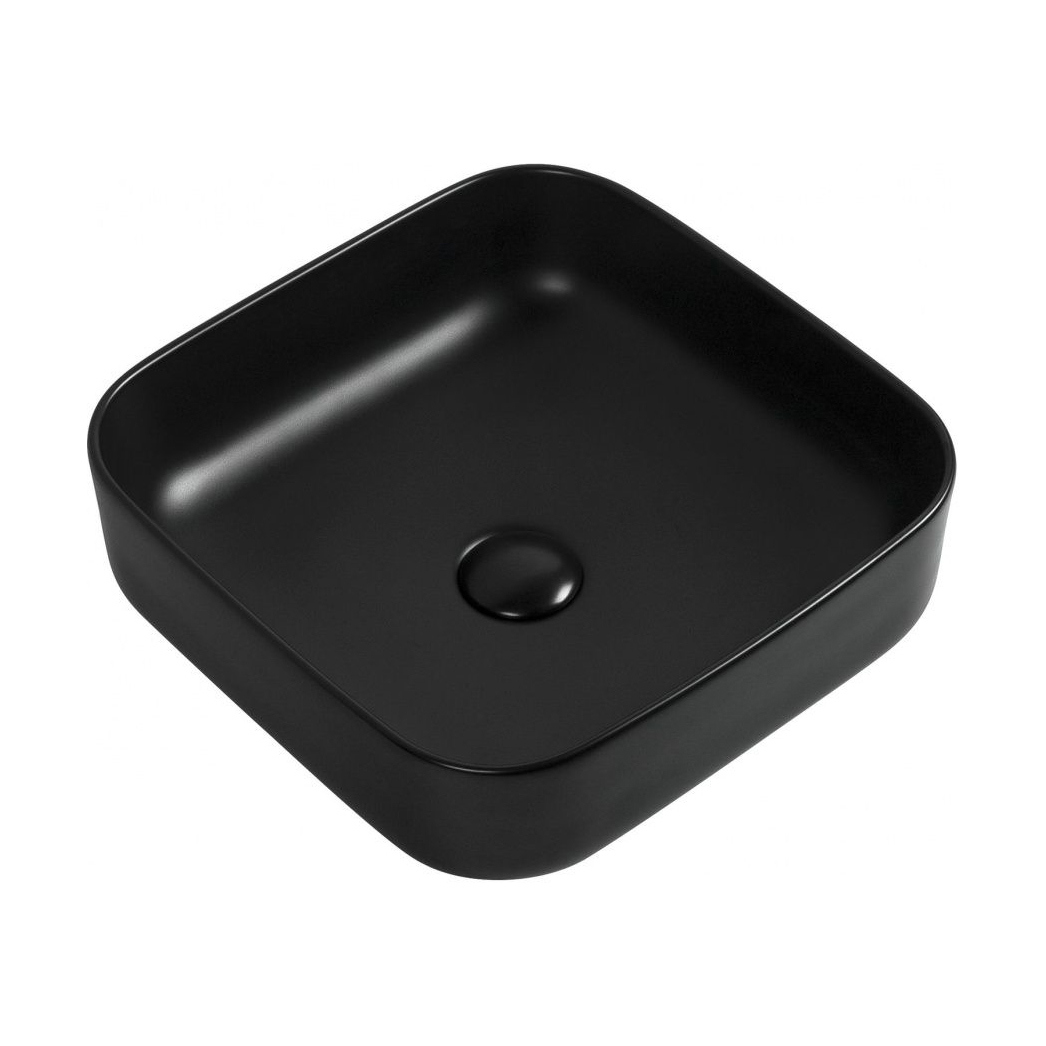 Изображение товара Раковина подвесная Aquanet city CITY-1-MB 38.5см цвет черный