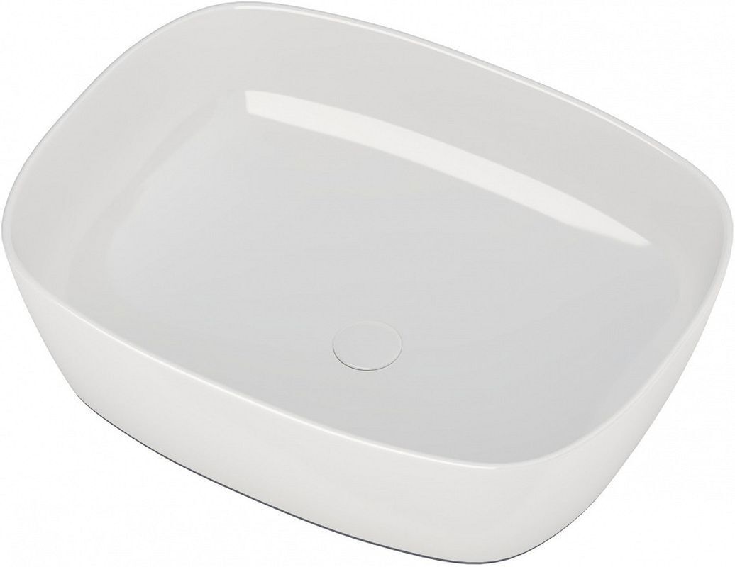 Изображение товара Раковина накладная Aquanet Fine FINE-1 50 см белая керамическая