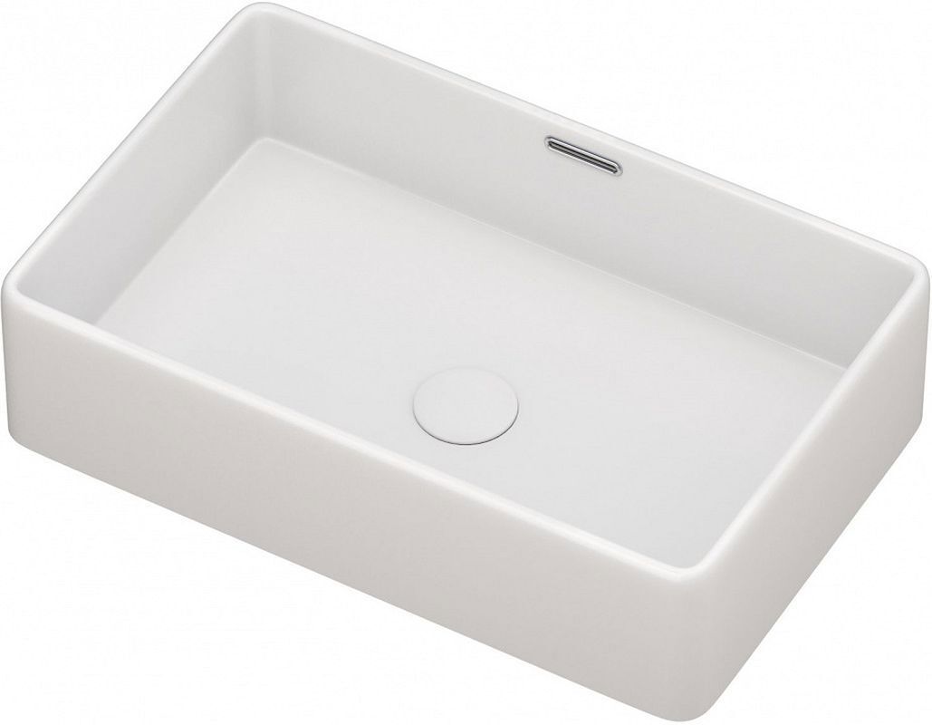 Изображение товара Раковина накладная Aquanet perfect PERFECT-3 55 см белый глянцевый керамический дизайн