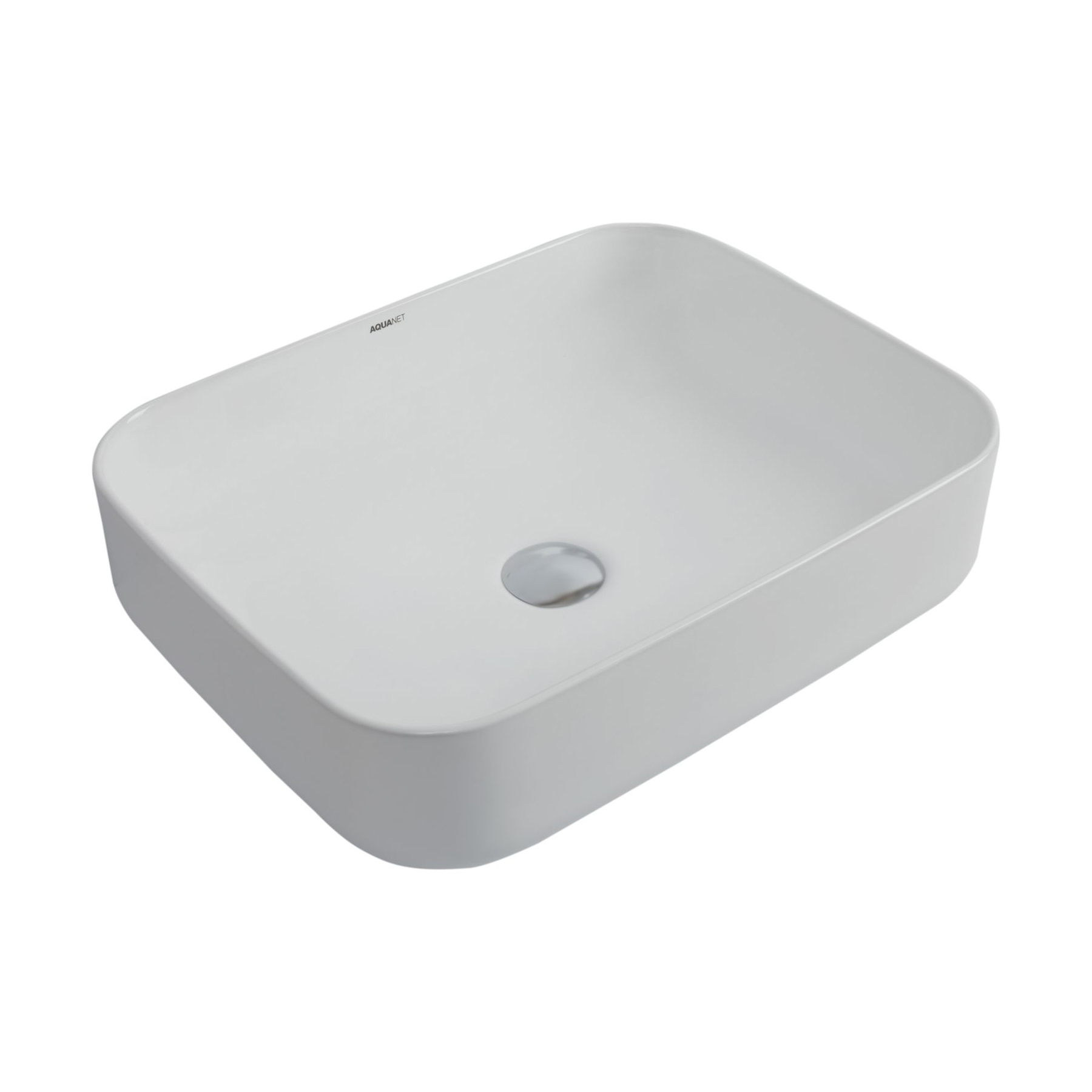 Изображение товара Раковина накладная Aquanet Soul-1 50 см белая глянцевая