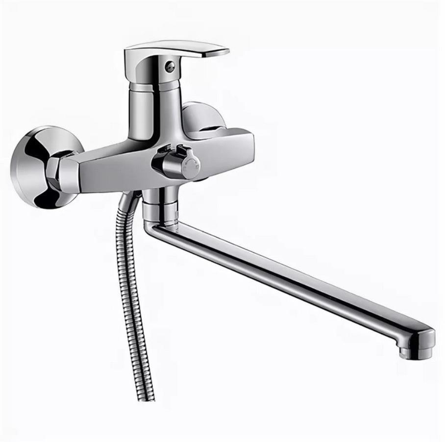 Изображение товара Смеситель для ванны D-lin D147456-6 хром однорычажный душ и ванна